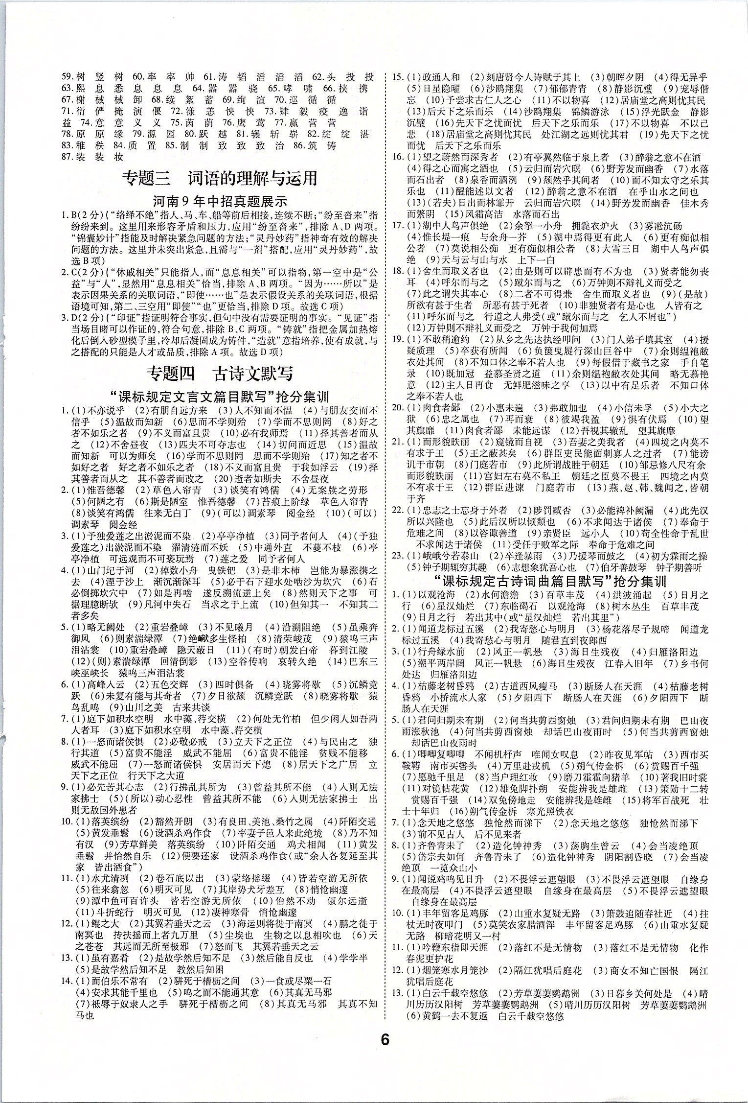 2020年領(lǐng)揚(yáng)文化中考研究語文 第6頁