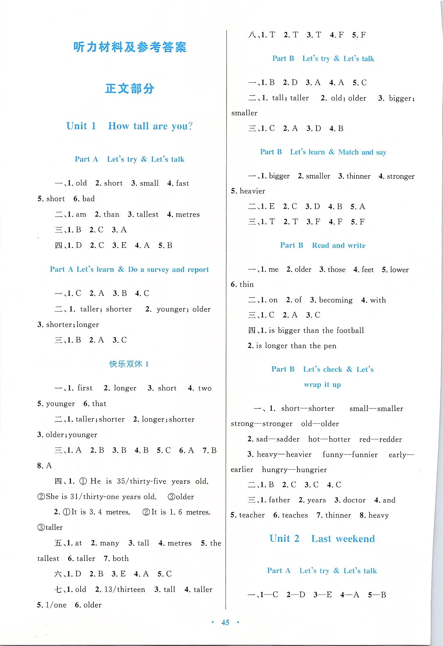 2020年小學同步學習目標與檢測六年級英語下冊人教版 第1頁