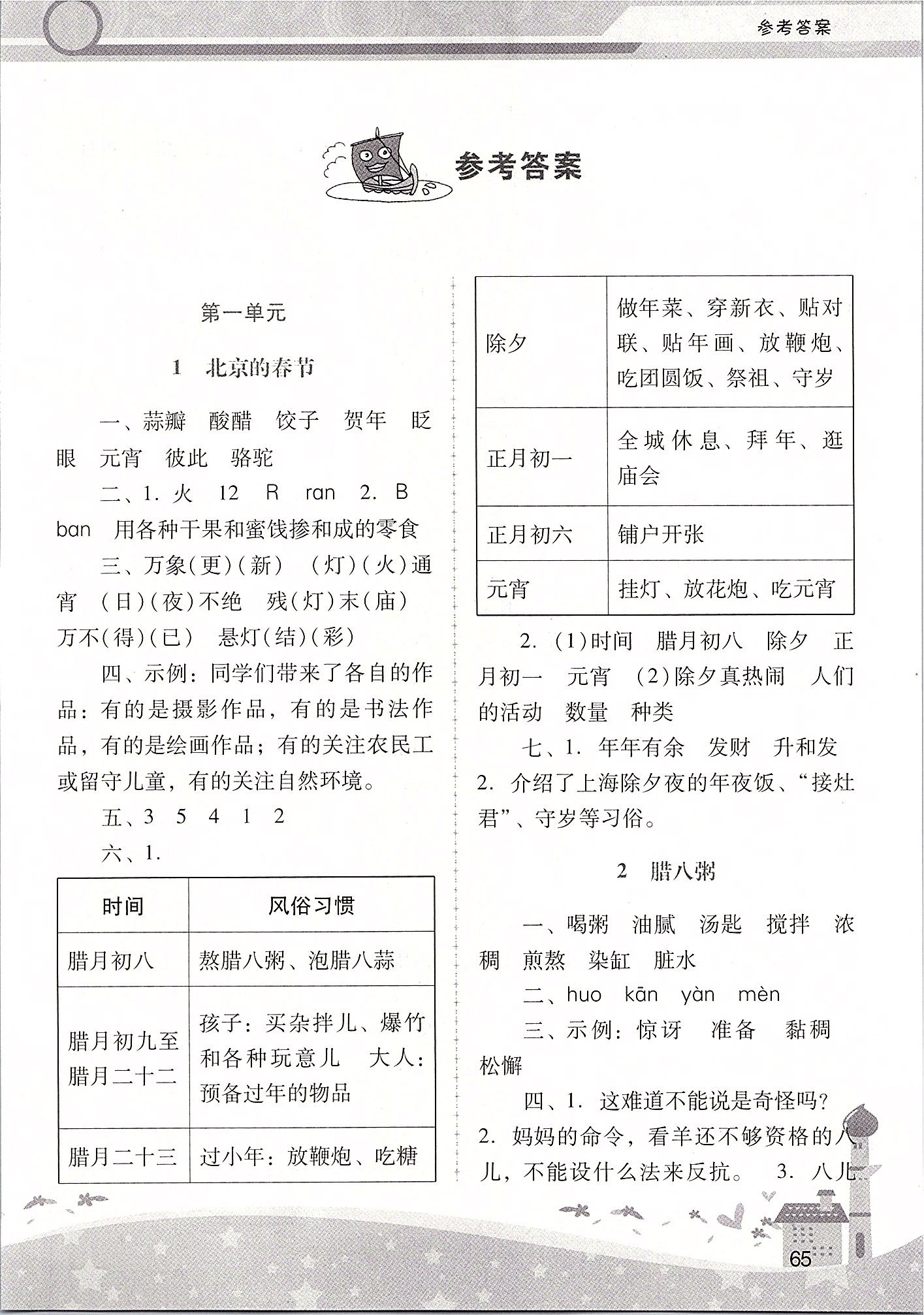 2020年新課程學(xué)習(xí)輔導(dǎo)六年級語文下冊人教版中山專版 第1頁