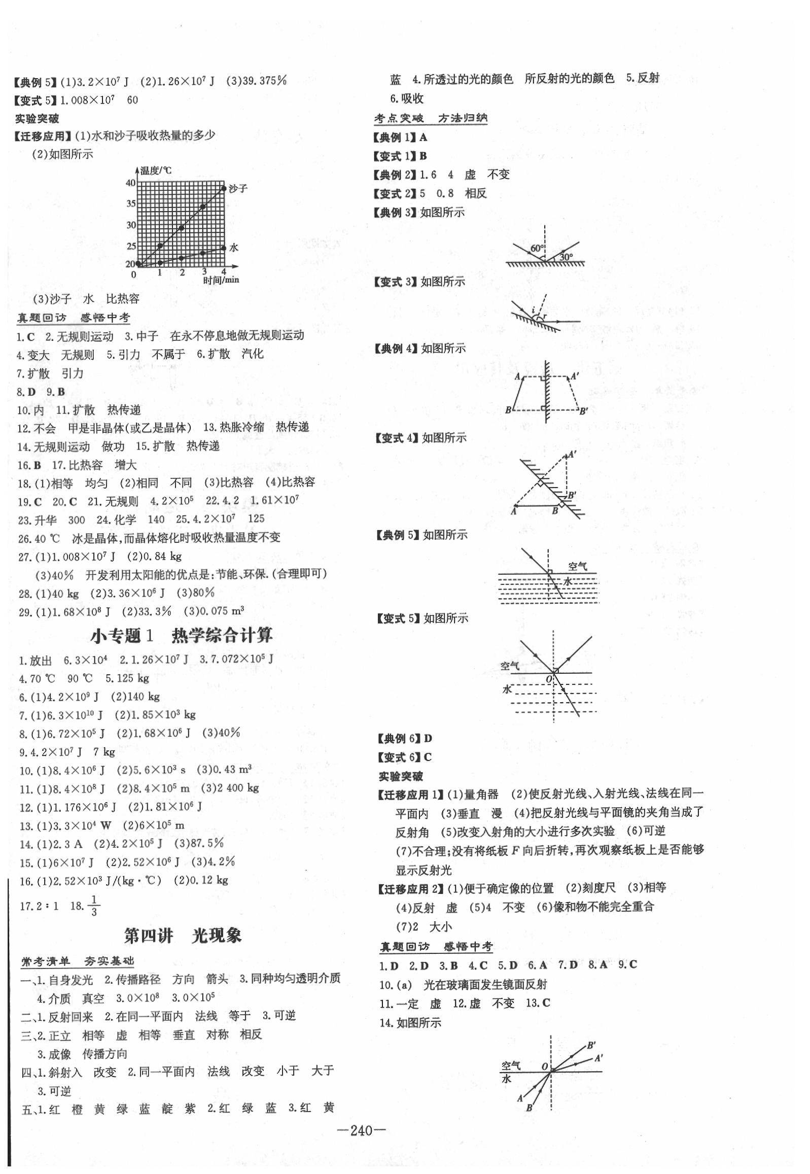 2020年云南省初中學業(yè)水平考試導與練物理 第2頁