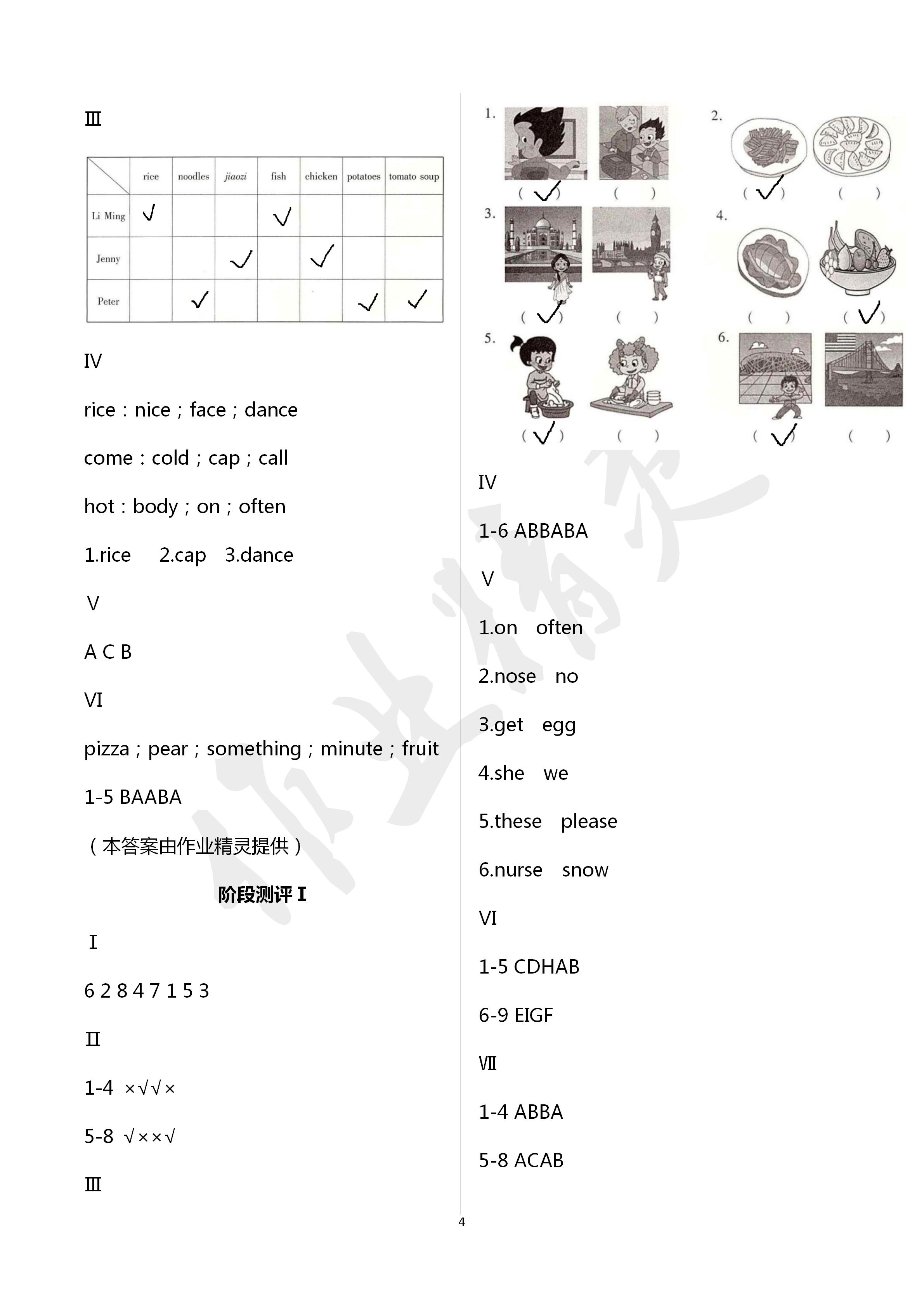 2020年新課堂同步學習與探究四年級英語下冊魯科版五四制 第4頁
