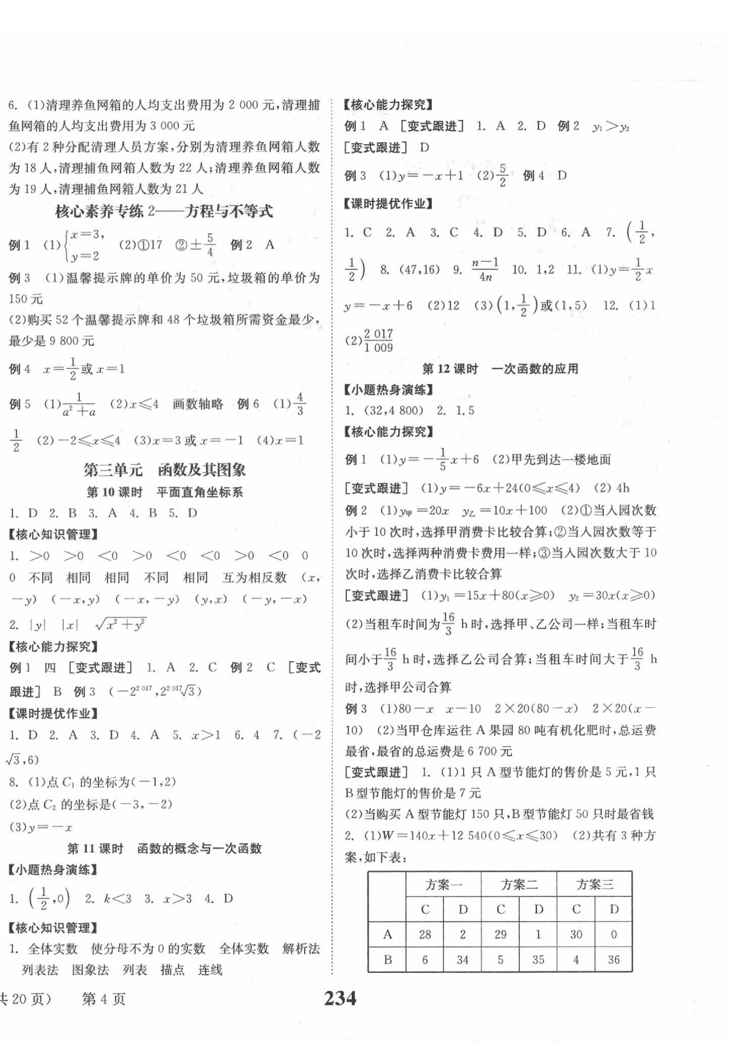 2020年全程夺冠中考突破数学 第4页