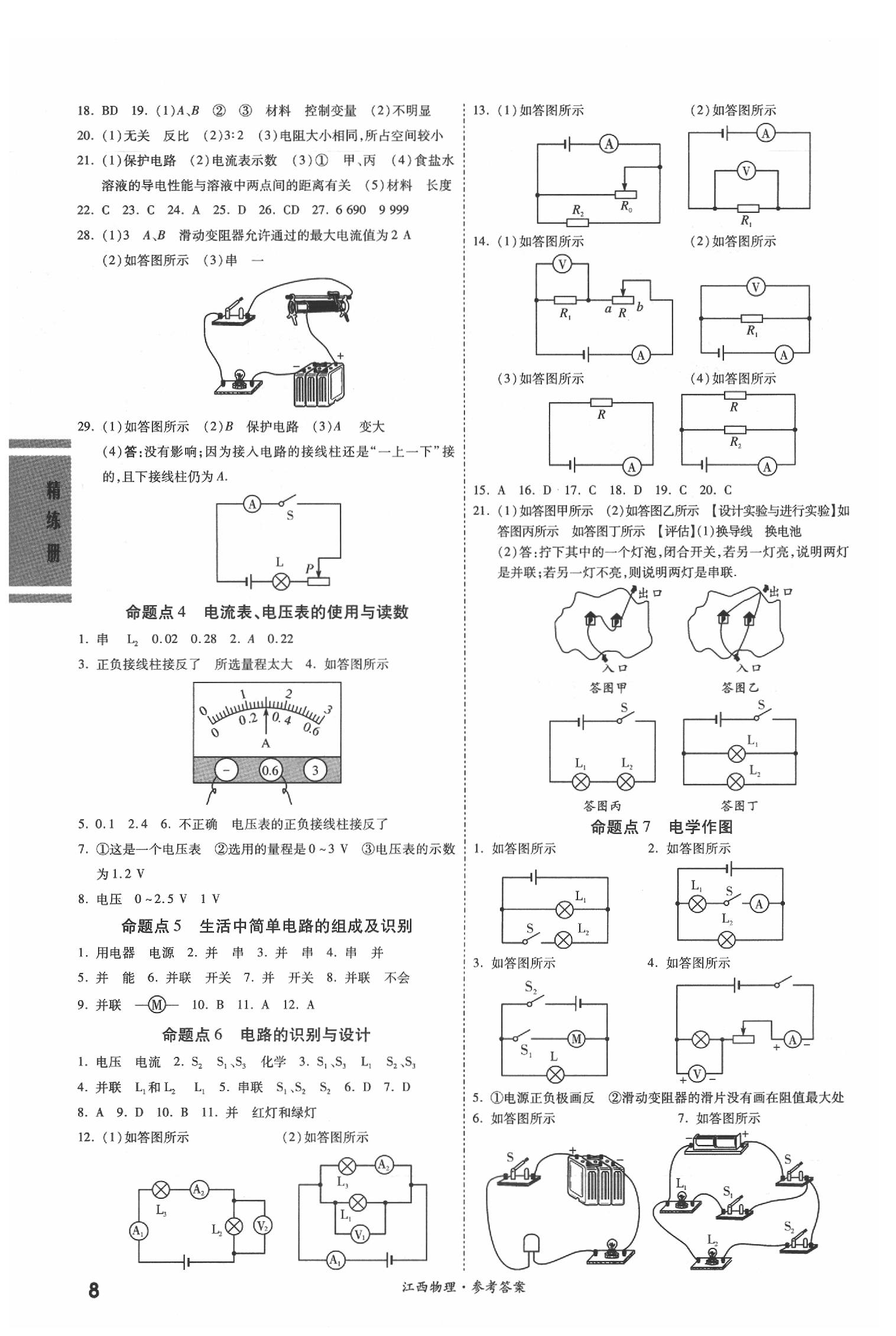 2020年一战成名江西考前新方案物理 第8页