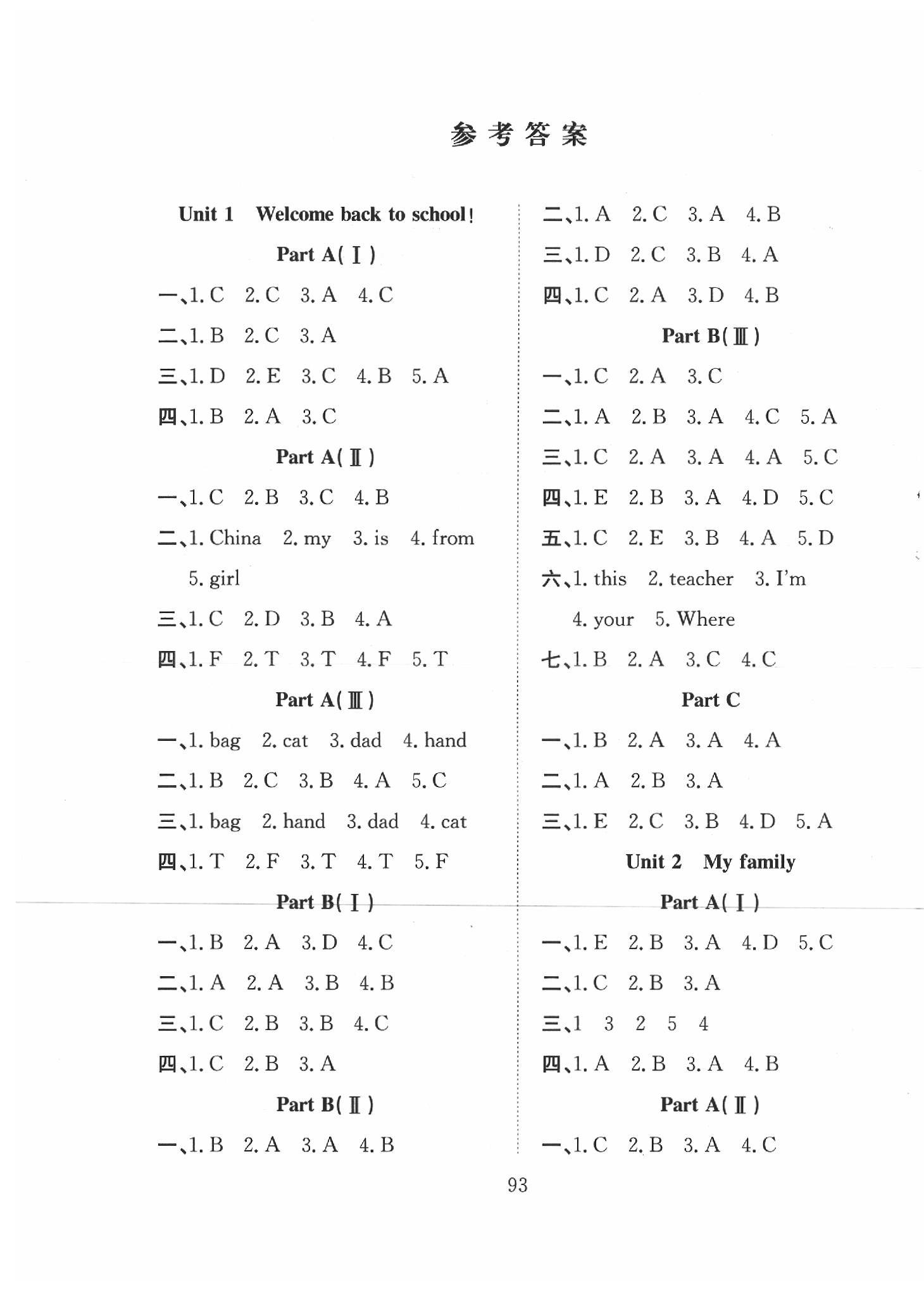 2020年陽(yáng)光課堂課時(shí)作業(yè)三年級(jí)英語(yǔ)下冊(cè)人教版 第1頁(yè)