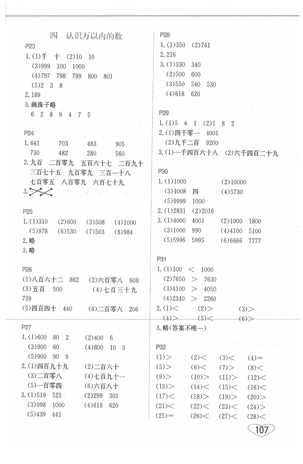 2020年小學數學口算心算速算二年級下冊蘇教版 第3頁