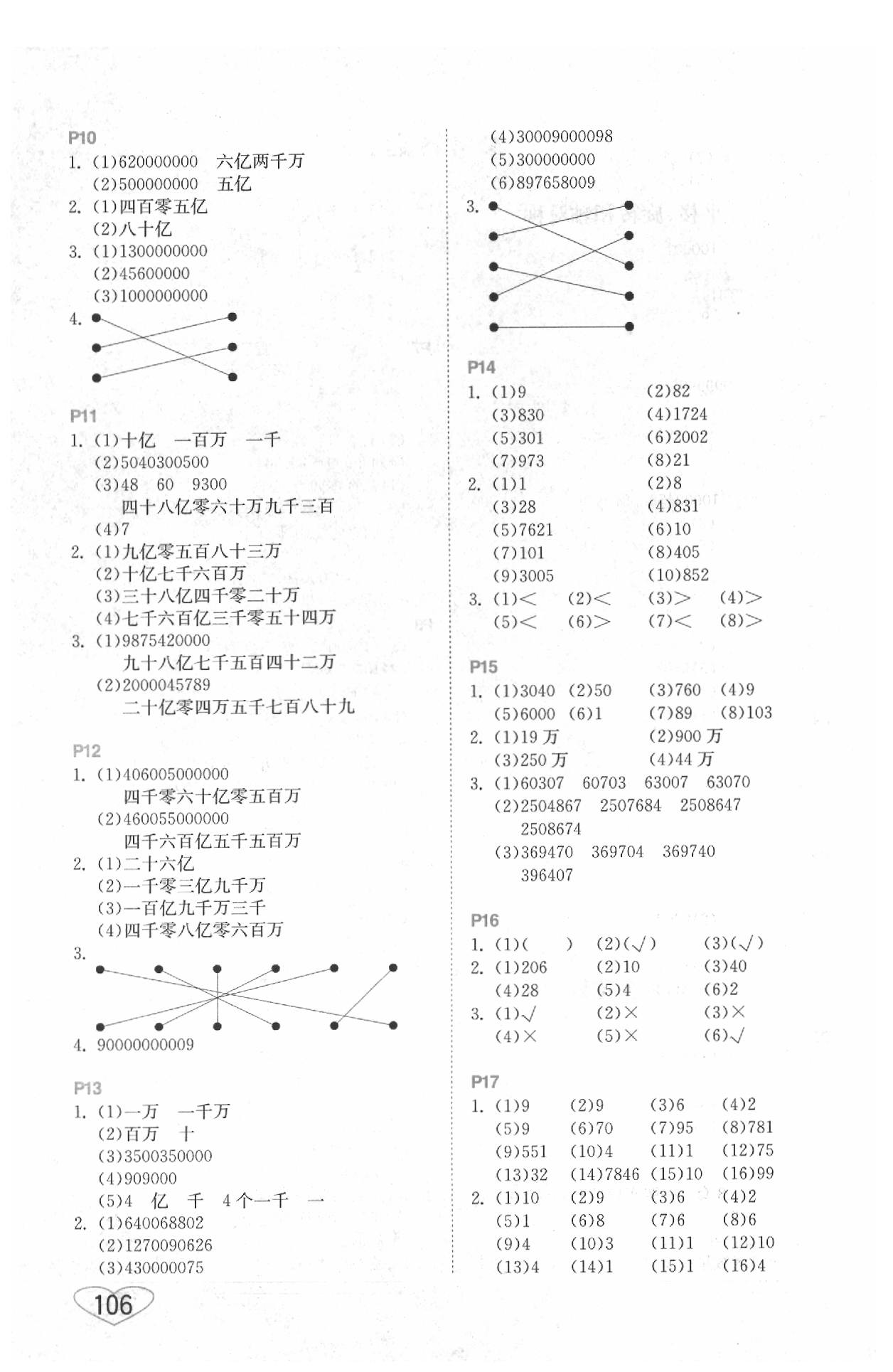 2020年小學(xué)數(shù)學(xué)口算心算速算四年級下冊蘇教版 第2頁