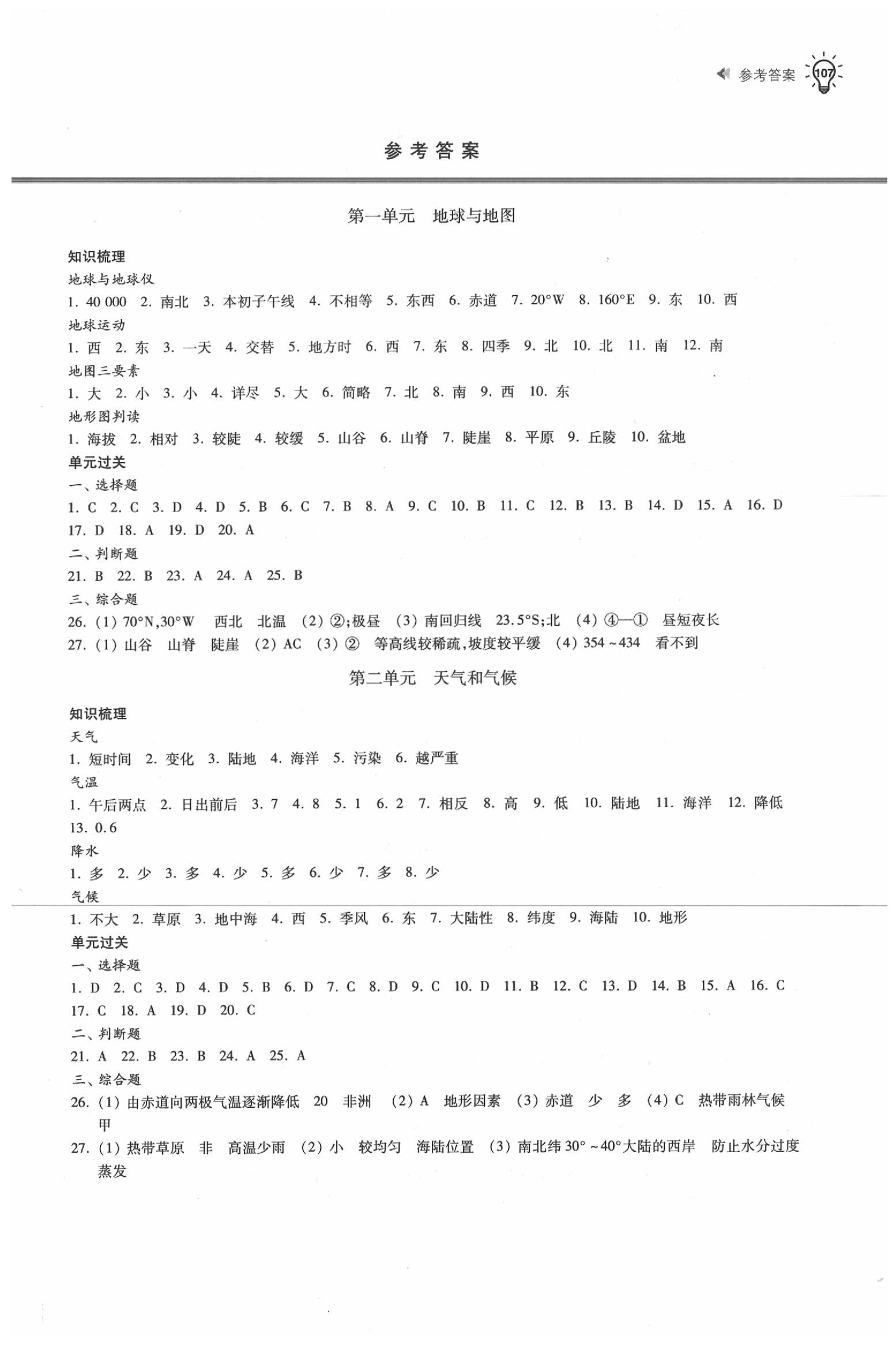 2020年初中地理學(xué)習(xí)能力自測(cè) 第1頁(yè)