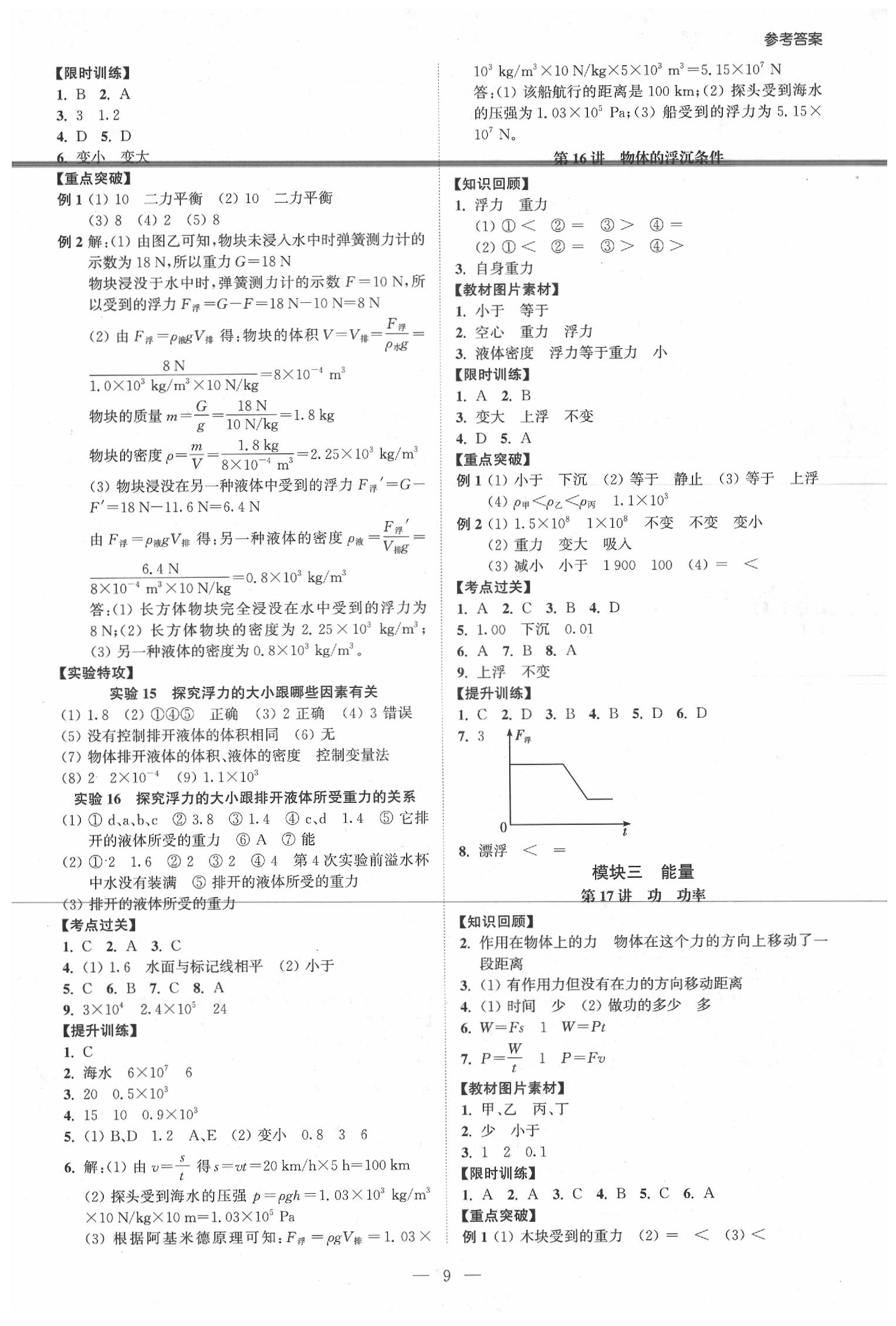 2020年翰庭學(xué)霸中考用書物理 第9頁