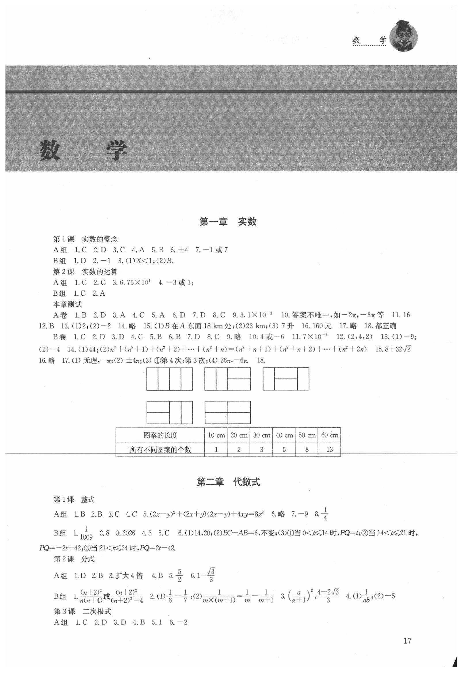 2020年初中复习指导九年级数学 第1页