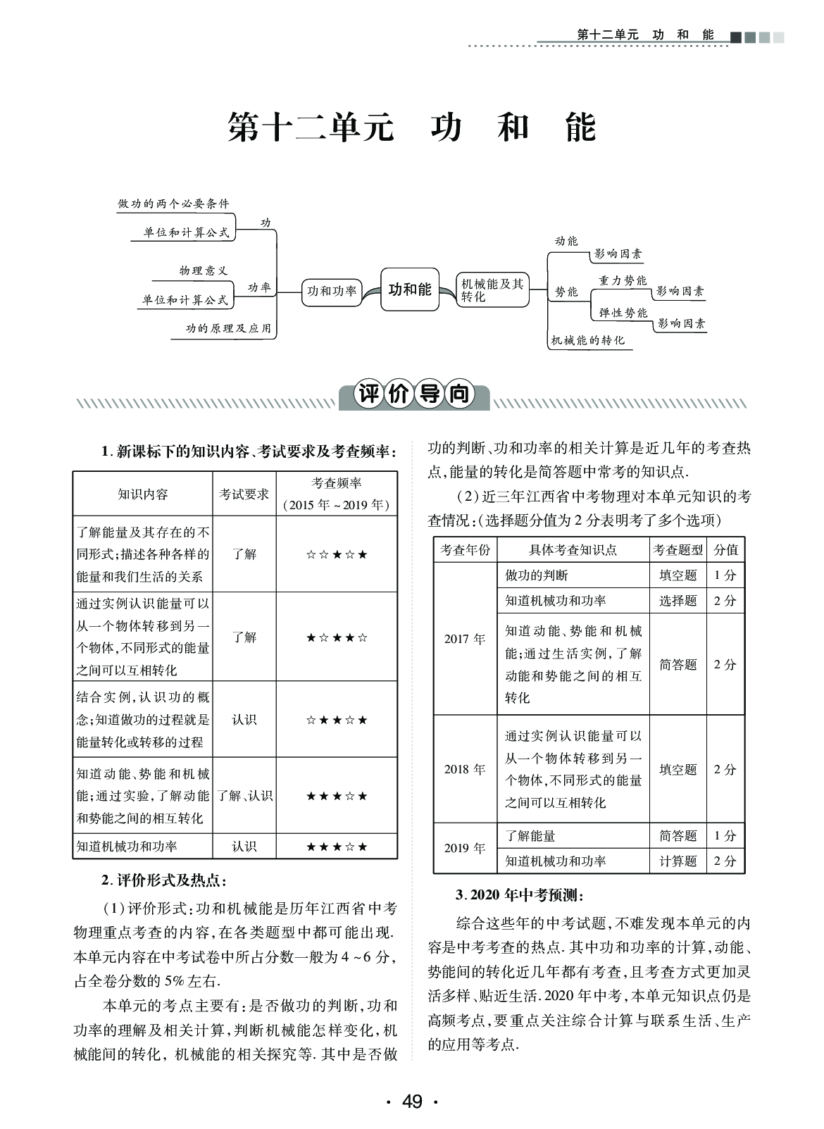 2020年中考新評價(jià)物理 參考答案第49頁