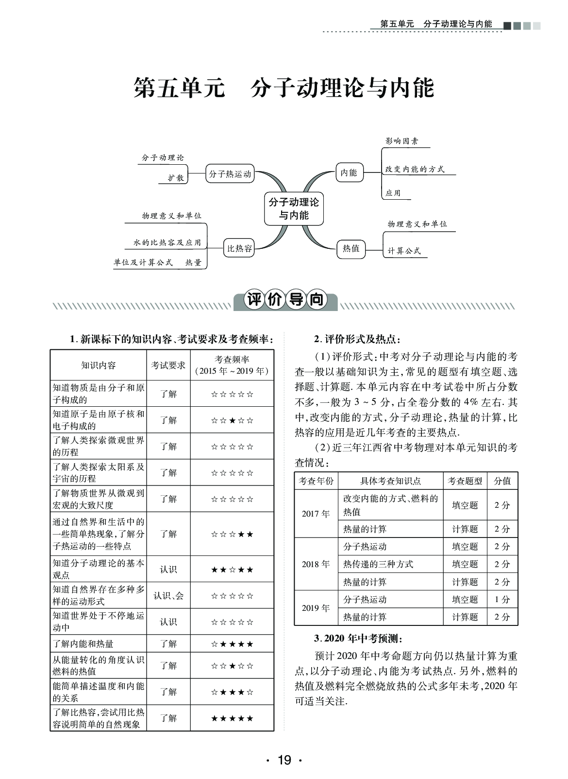 2020年中考新評價物理 參考答案第19頁