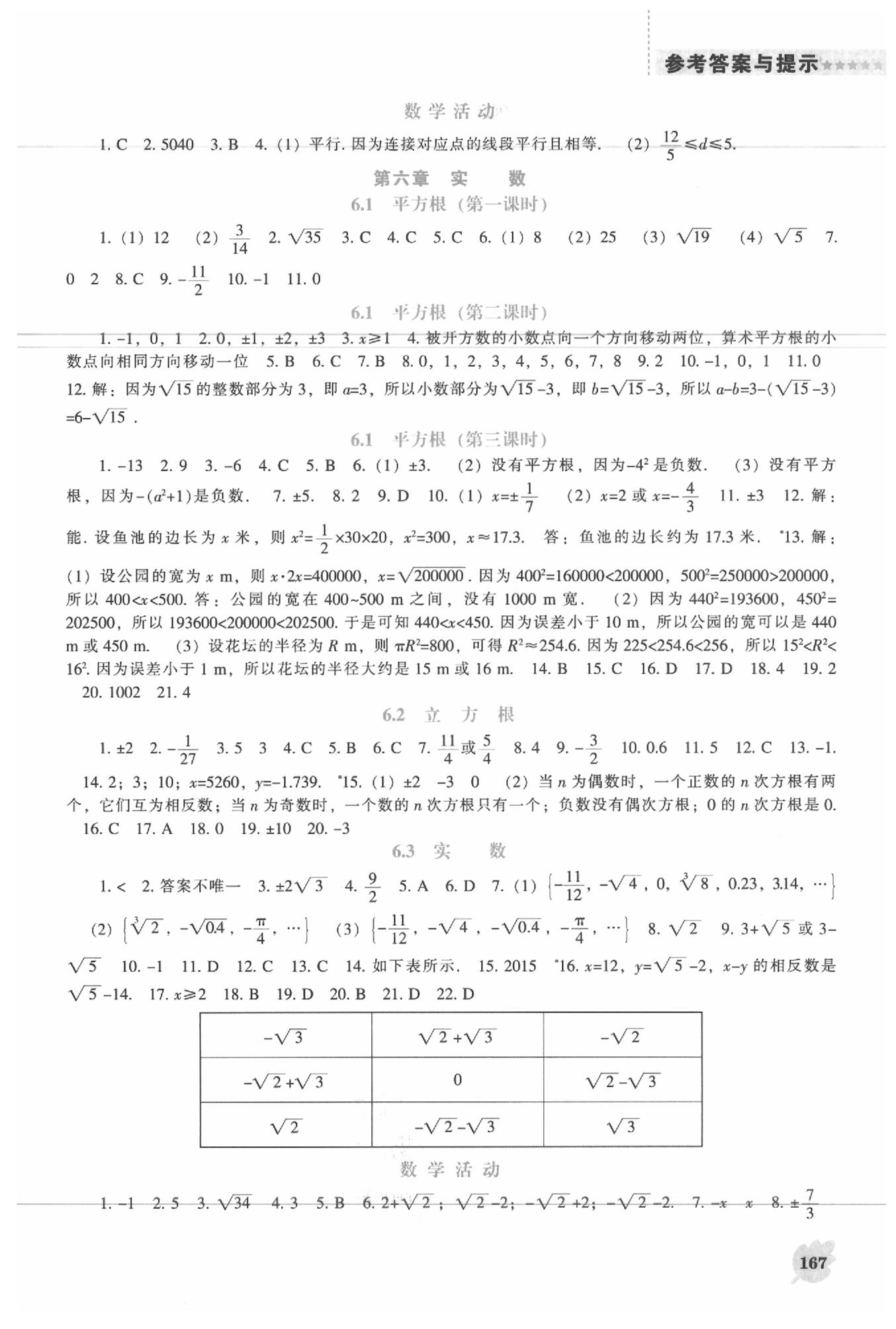 2020年新课程数学能力培养七年级下册人教版 第3页