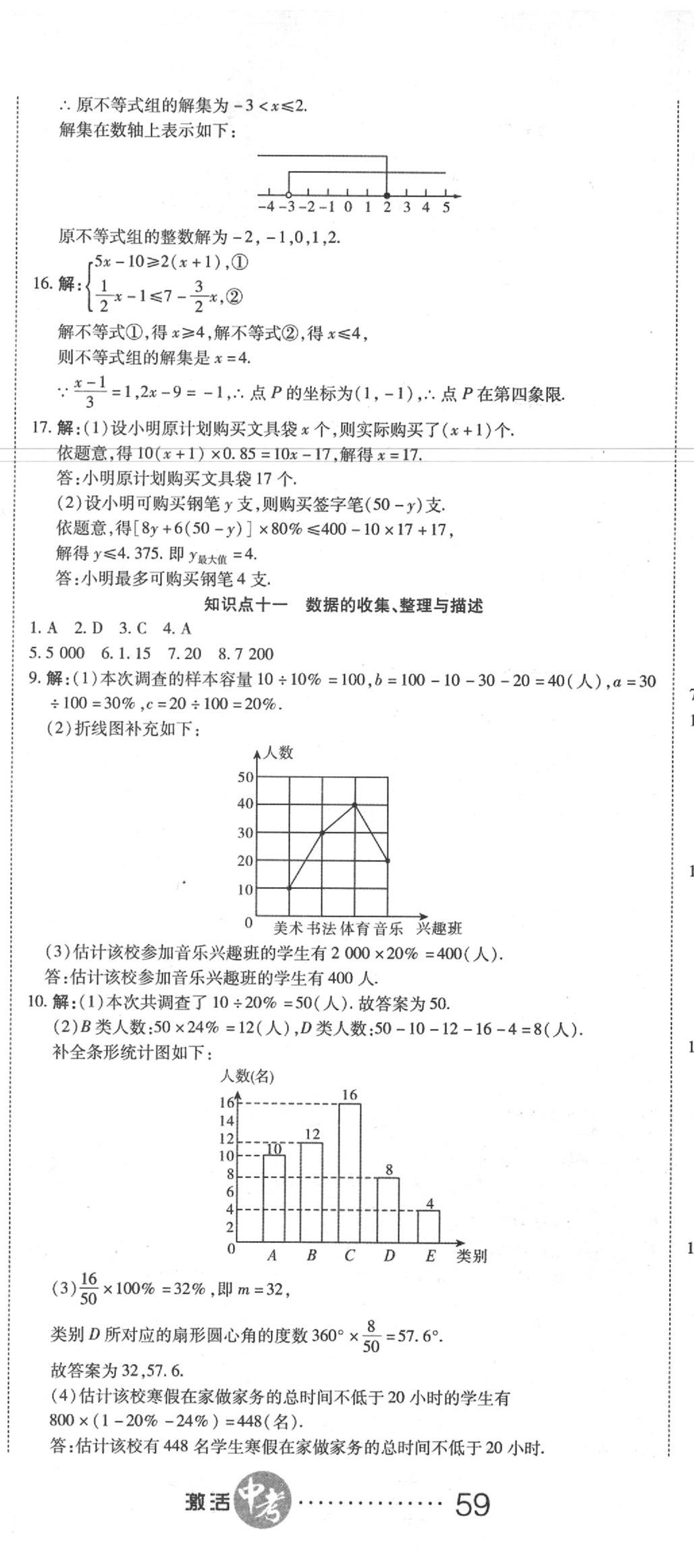 2020年初中學業(yè)水平測試用書激活中考數(shù)學 第8頁