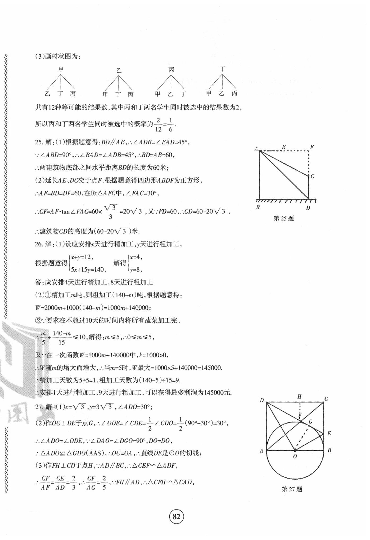 2020年青海省中考密卷考前預(yù)測數(shù)學(xué) 第2頁