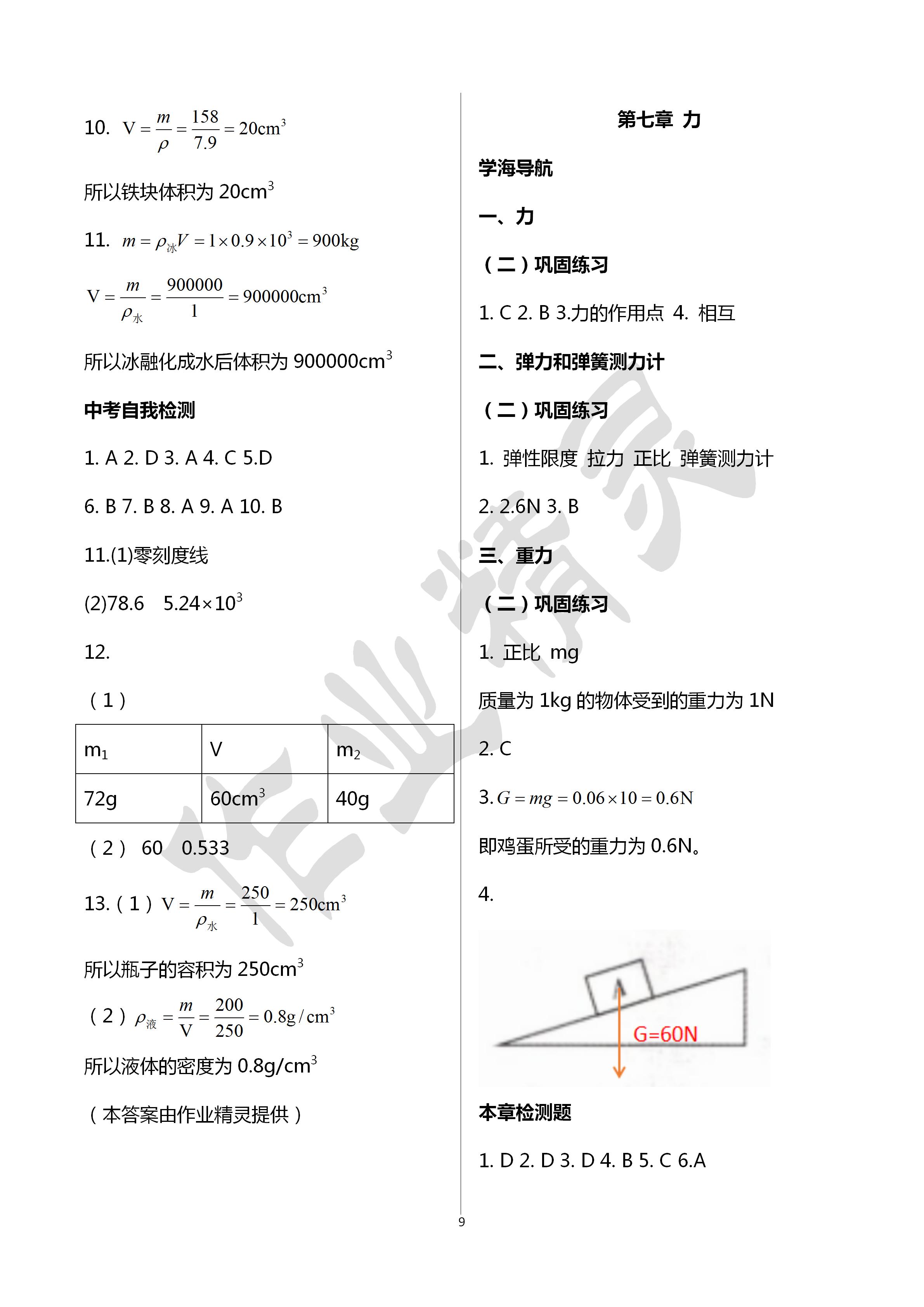 2020年初中畢業(yè)升學(xué)復(fù)習(xí)指導(dǎo)物理 第9頁