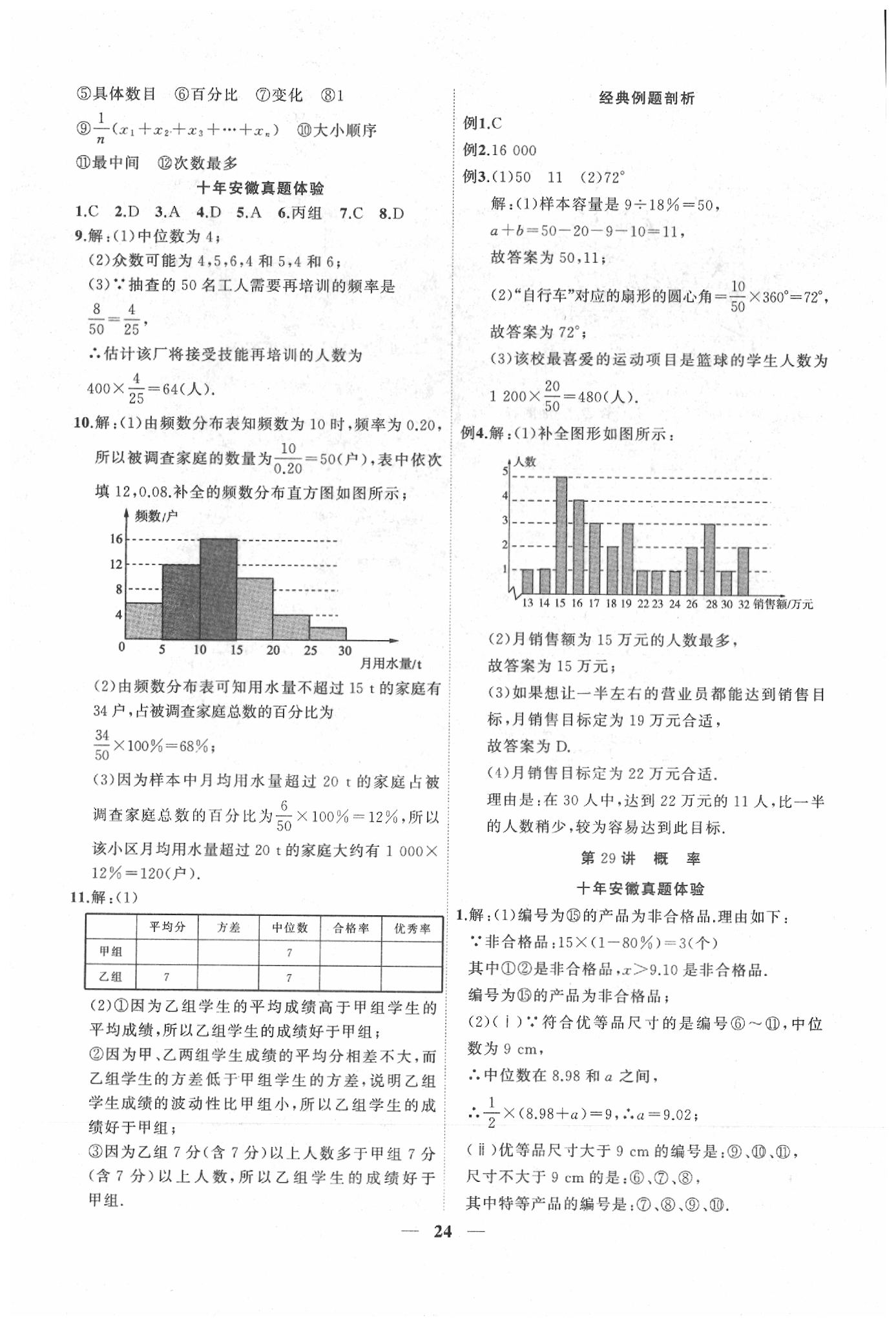 2020年安徽中考全程突破數(shù)學(xué) 第24頁