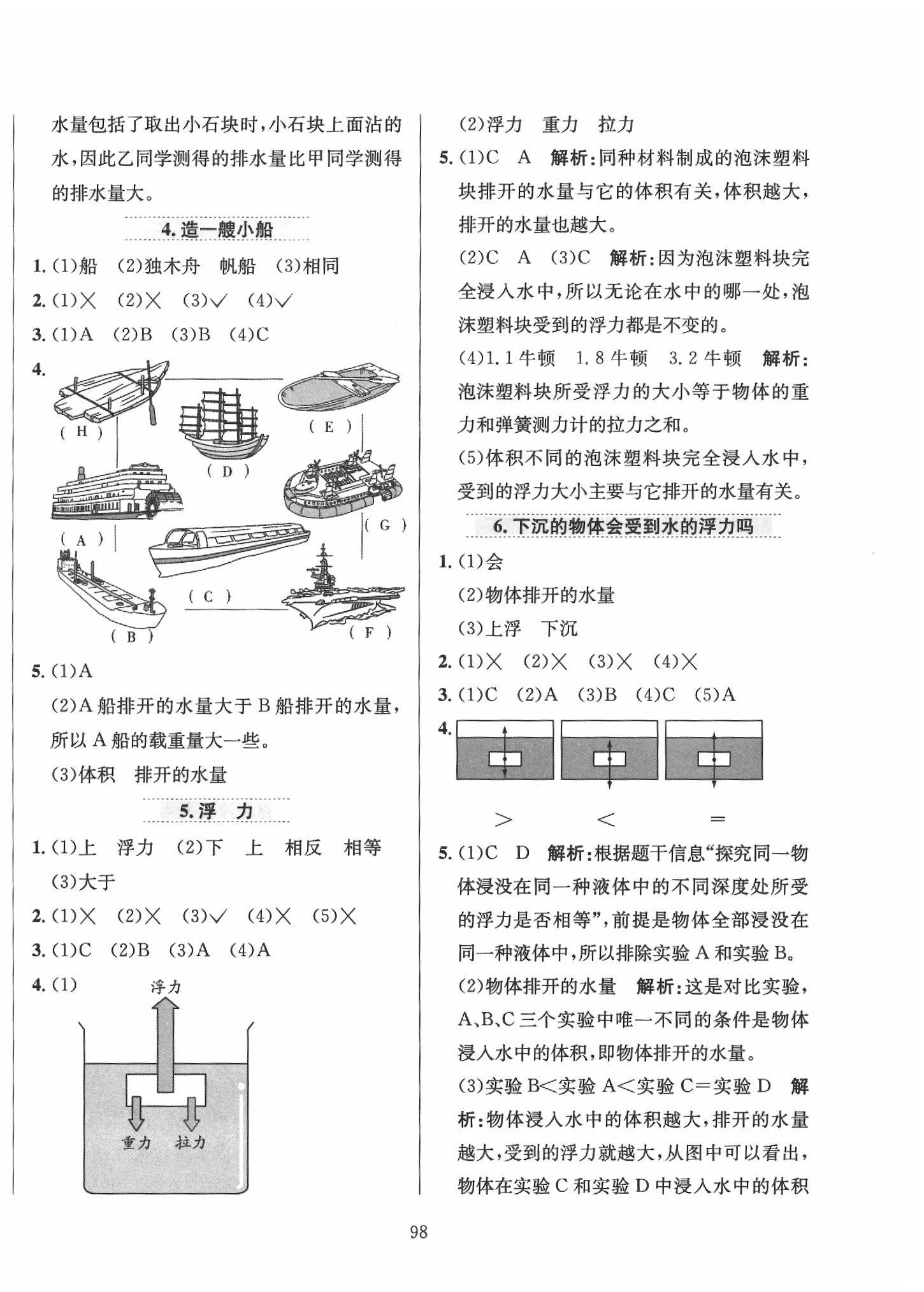 2020年小學(xué)教材全練五年級(jí)科學(xué)下冊(cè)教育科學(xué)版 第2頁(yè)