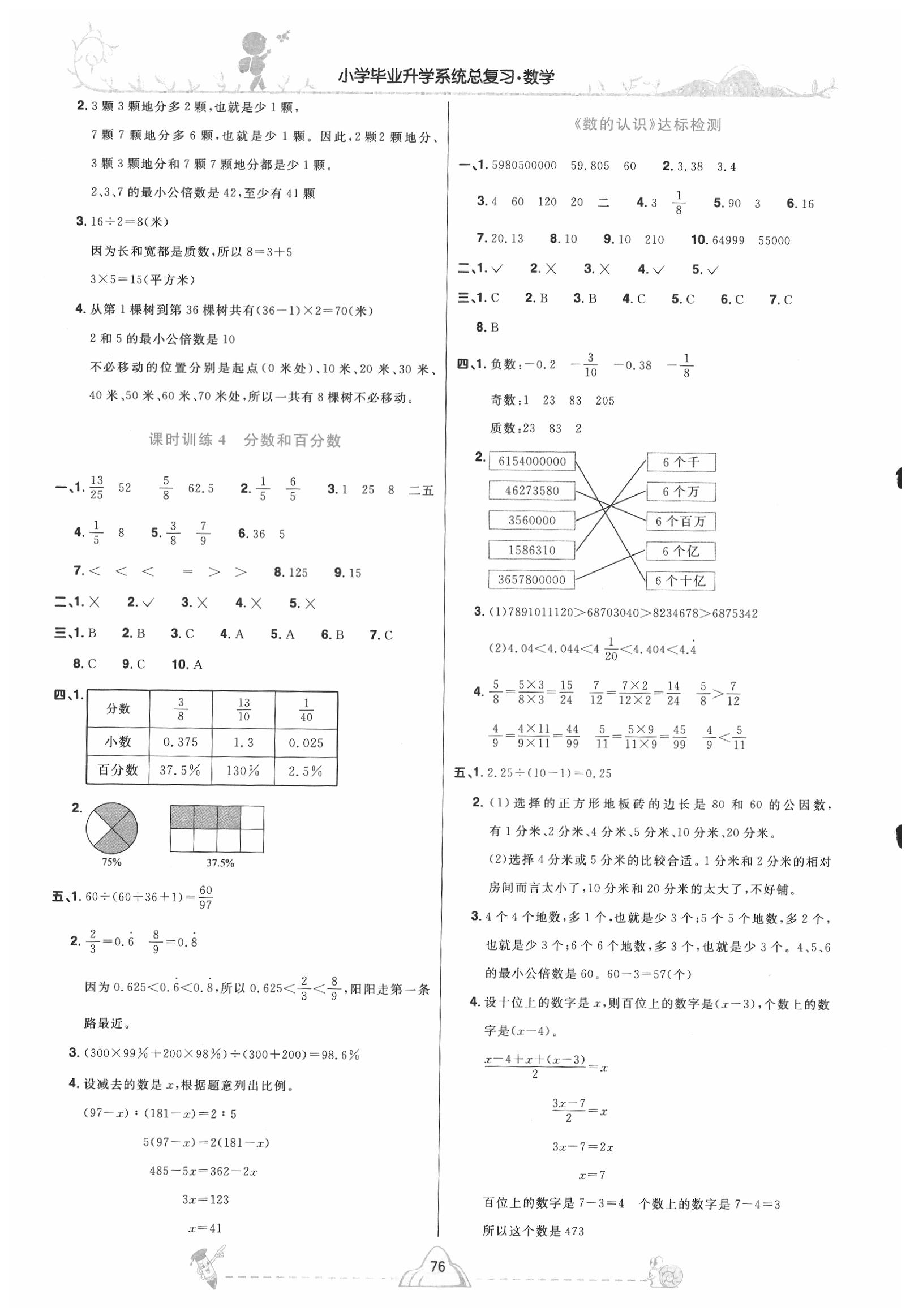 2020年小學(xué)畢業(yè)升學(xué)系統(tǒng)總復(fù)習(xí)六年級數(shù)學(xué)小升初用書 第2頁