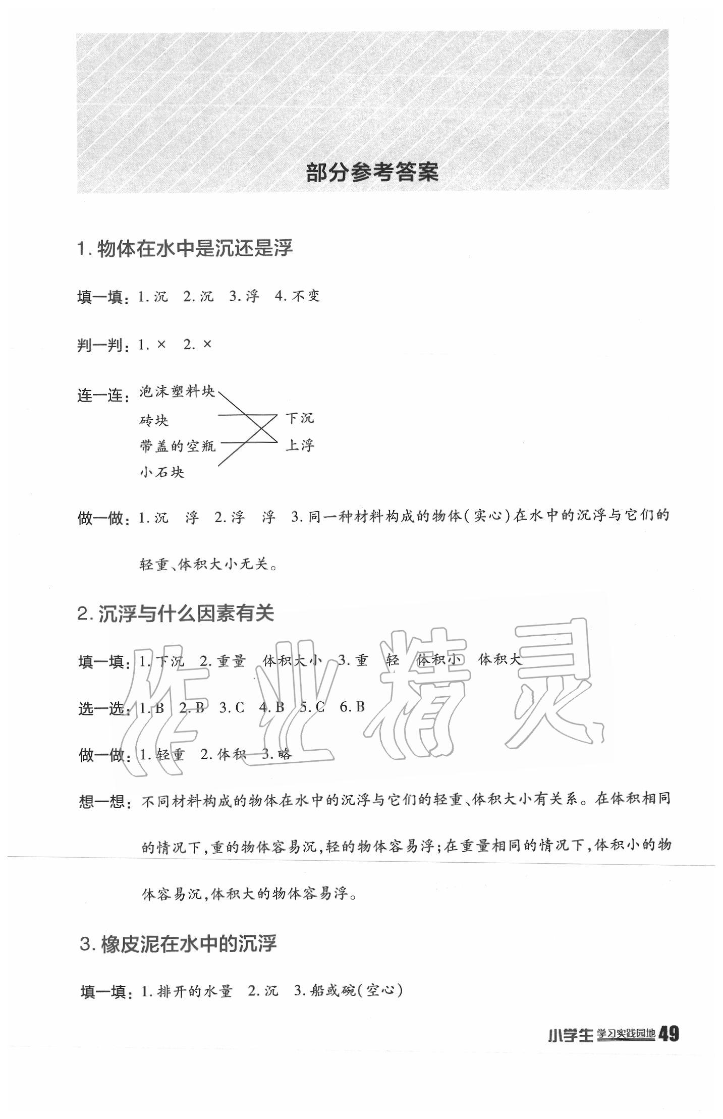 2020年小學(xué)生學(xué)習(xí)實(shí)踐園地五年級(jí)科學(xué)下冊(cè)教科版 第1頁