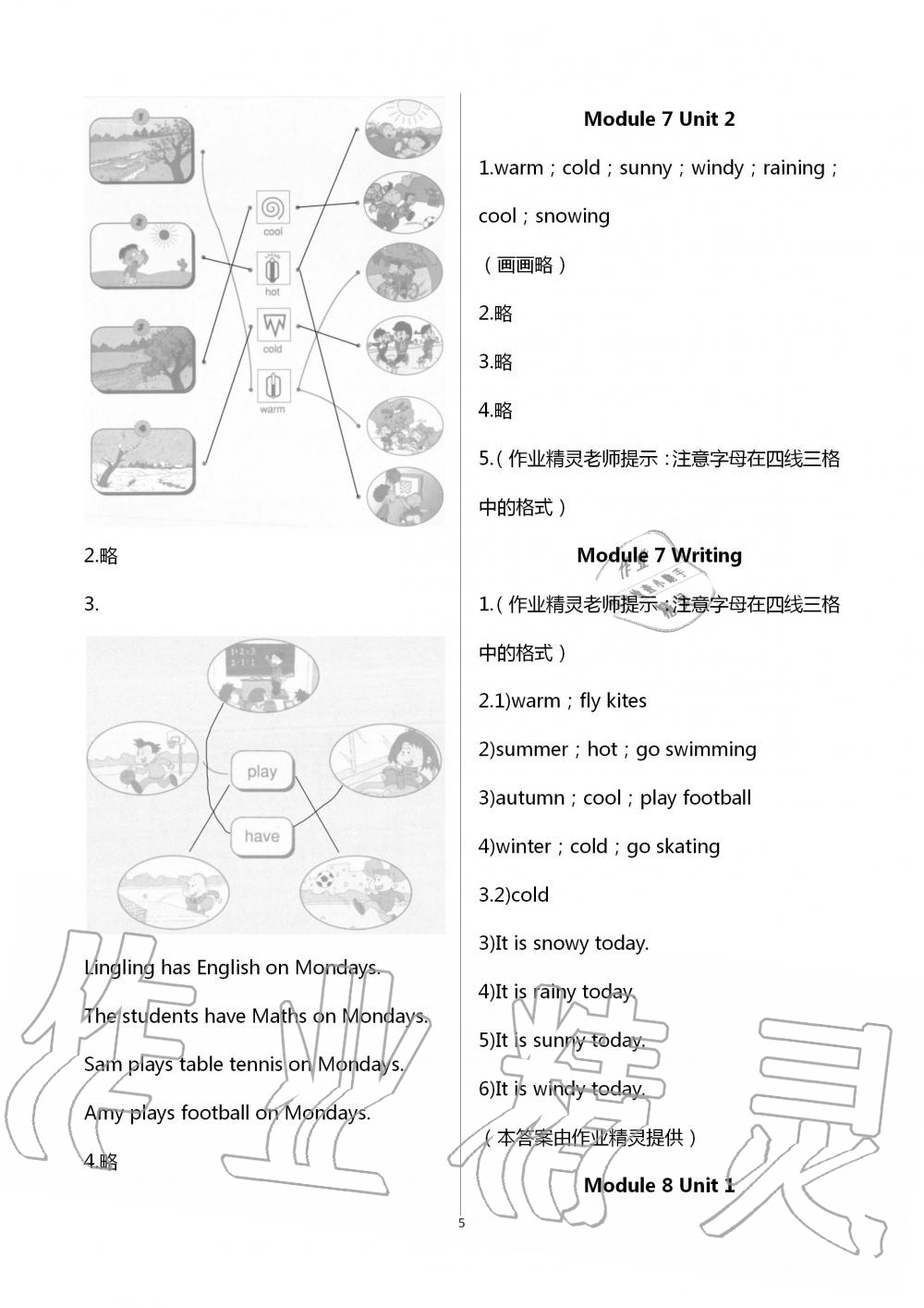 2020年英語課堂活動與課后評價三年級下冊外研版三起 第5頁