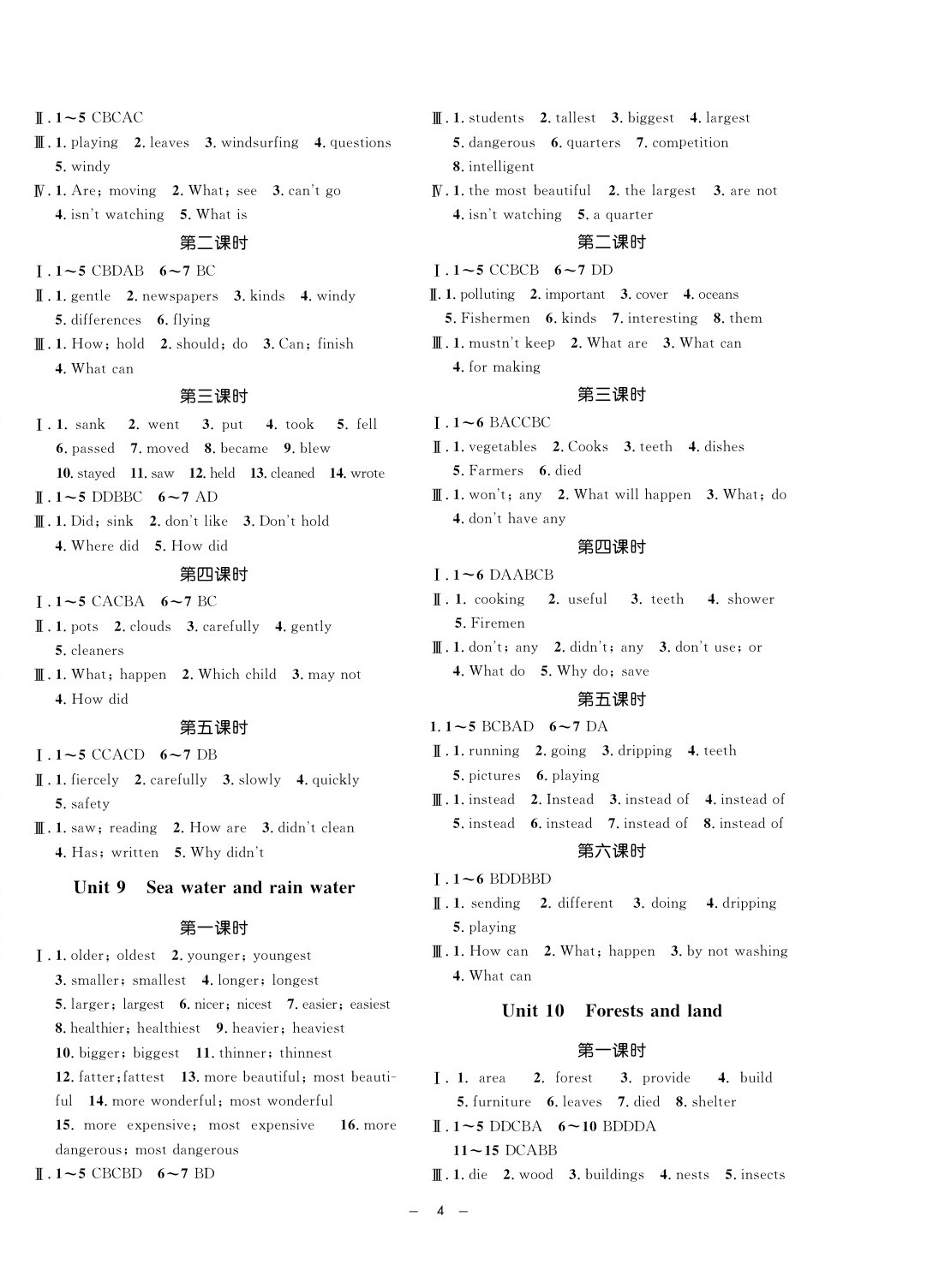 2020年钟书金牌金典导学案六年级英语第二学期沪教牛津版 第4页