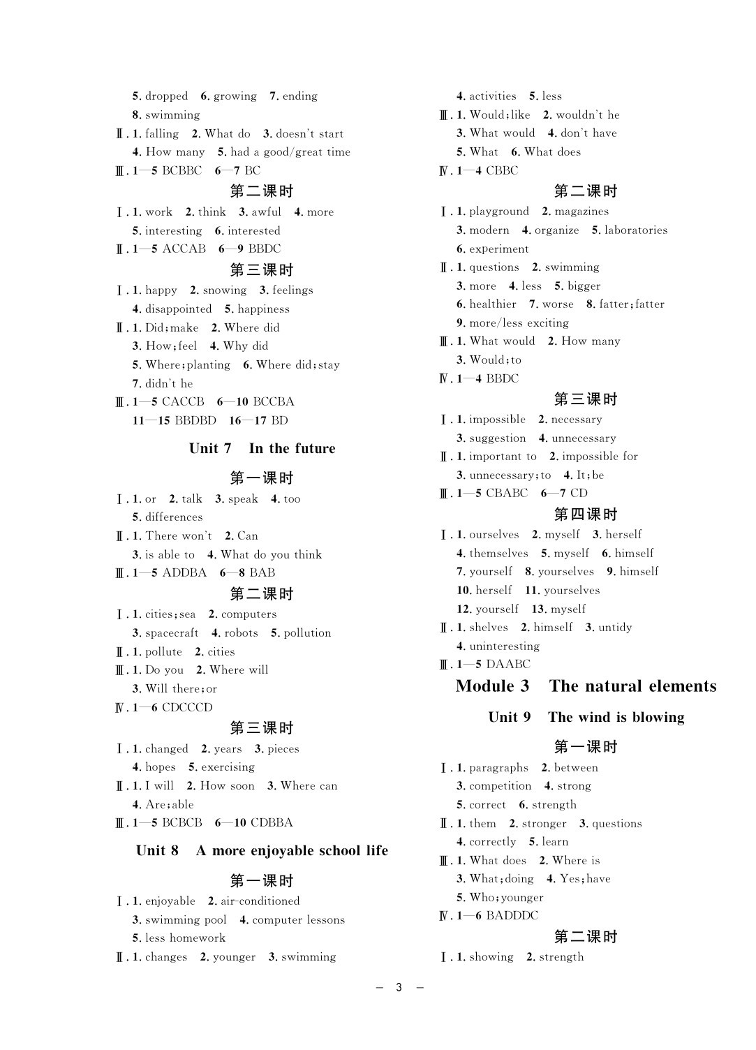 2020年钟书金牌金典导学案七年级英语第二学期沪教牛津版 第3页