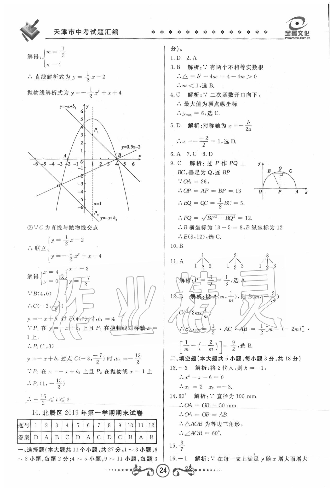 2020年天津中考試題薈萃及詳解數(shù)學(xué) 第22頁