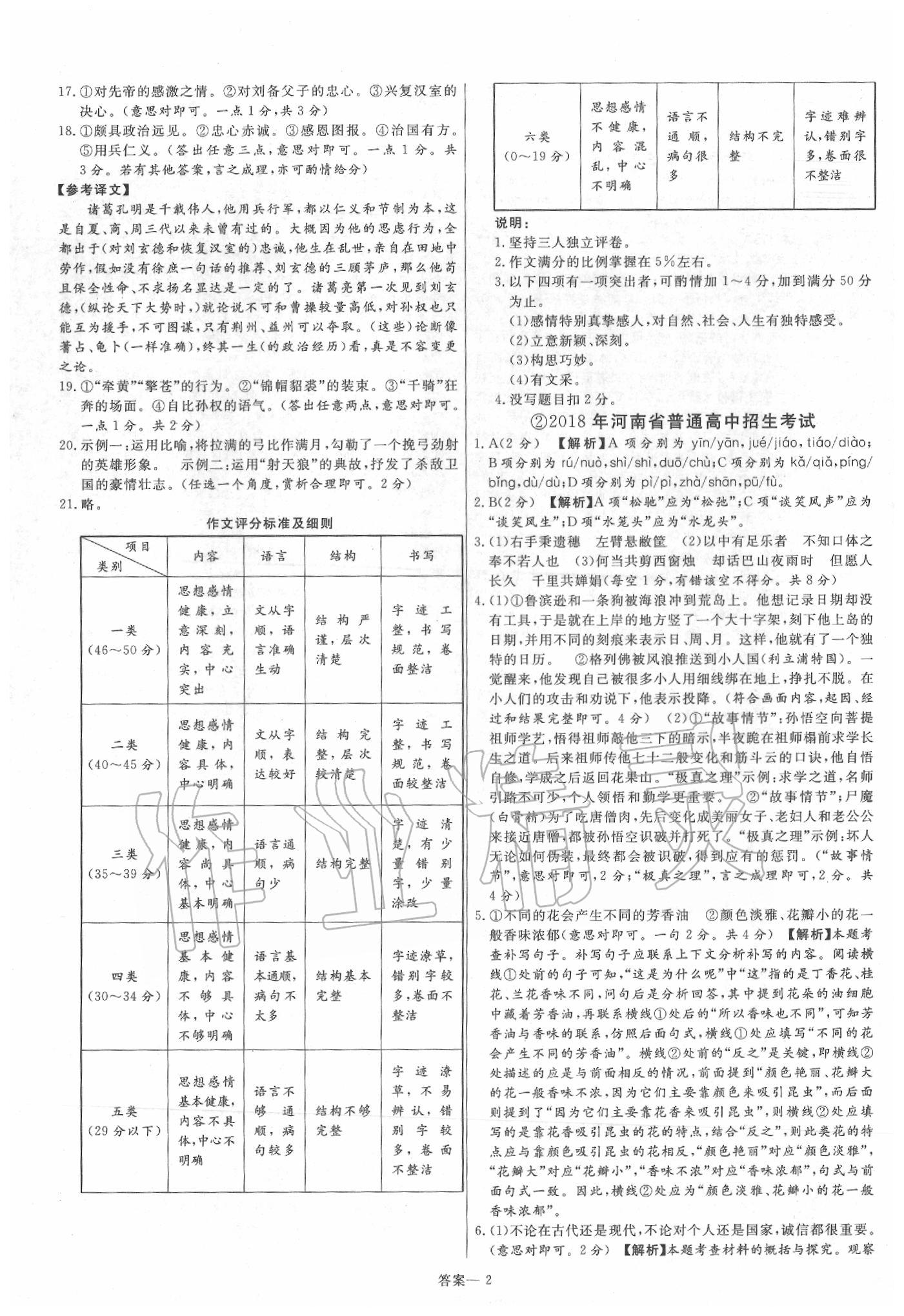 2020年新一線必刷卷語文 第4頁