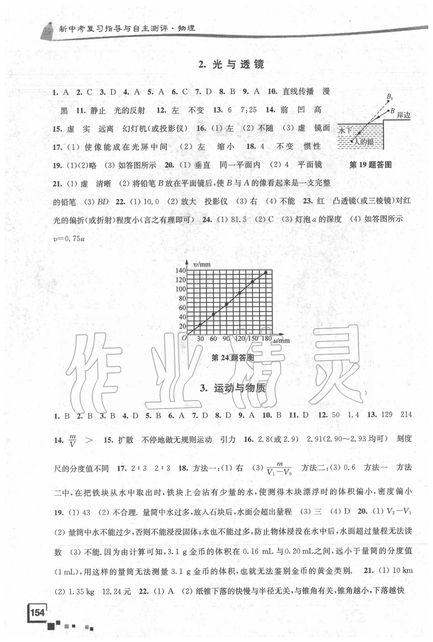 2020年南通市新中考復習指導與自主測評物理 第2頁