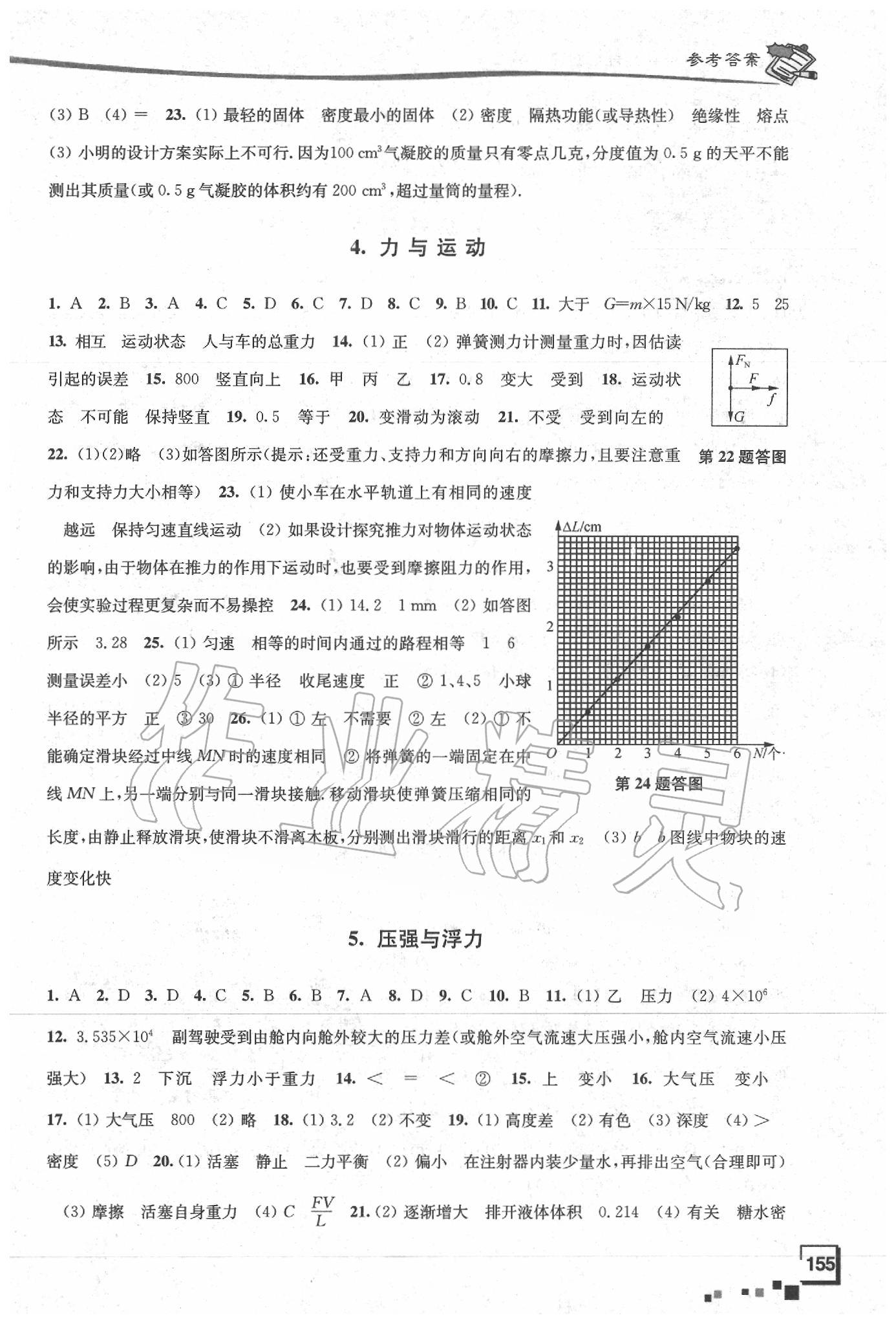 2020年南通市新中考復(fù)習(xí)指導(dǎo)與自主測評物理 第3頁