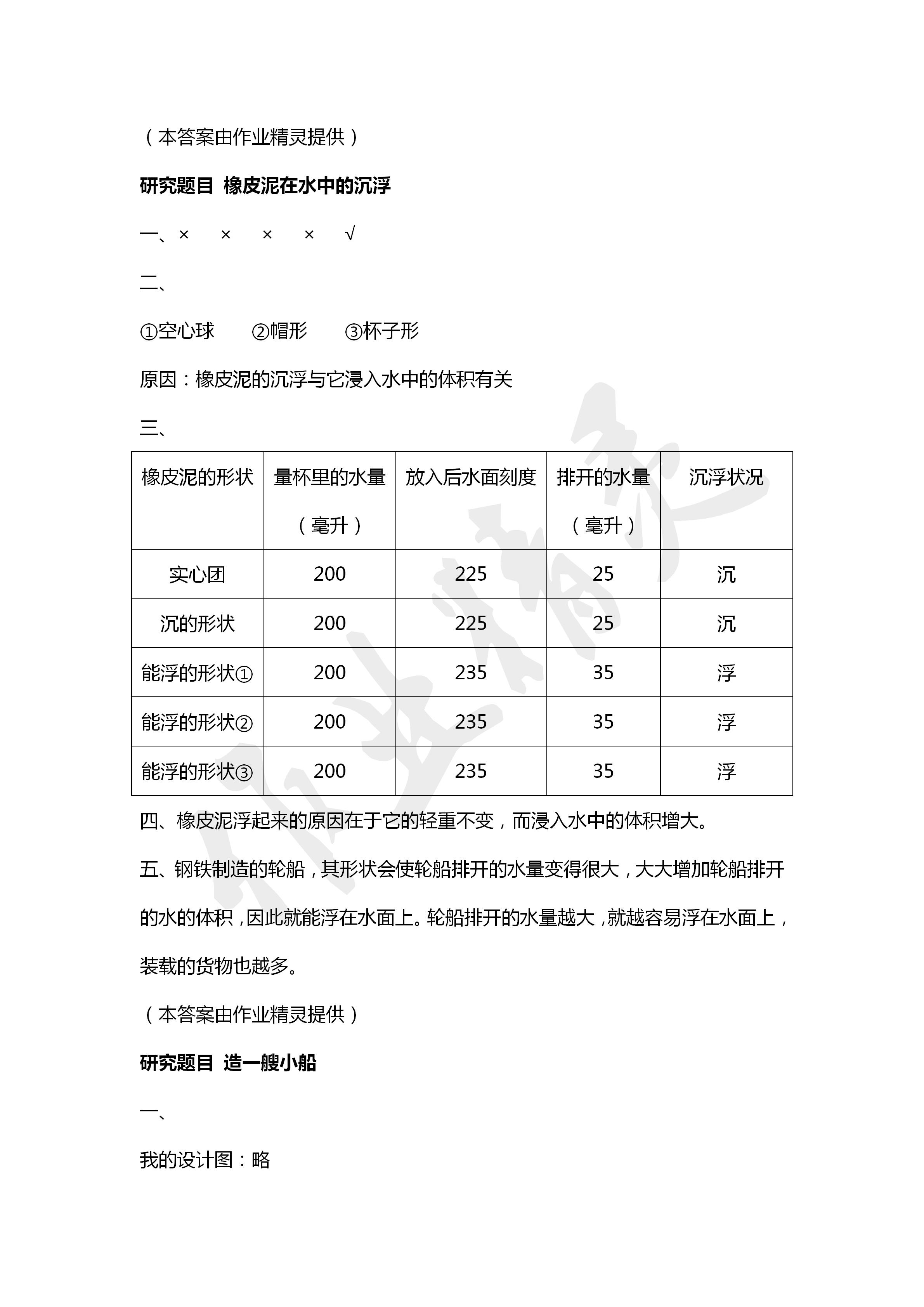 2020年科学学生活动手册五年级下册教科版教育科学出版社 第3页