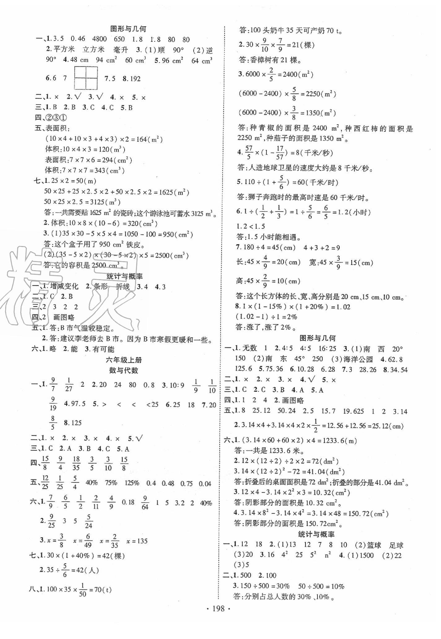 2020年小学升学总复习决胜百分百数学 第2页