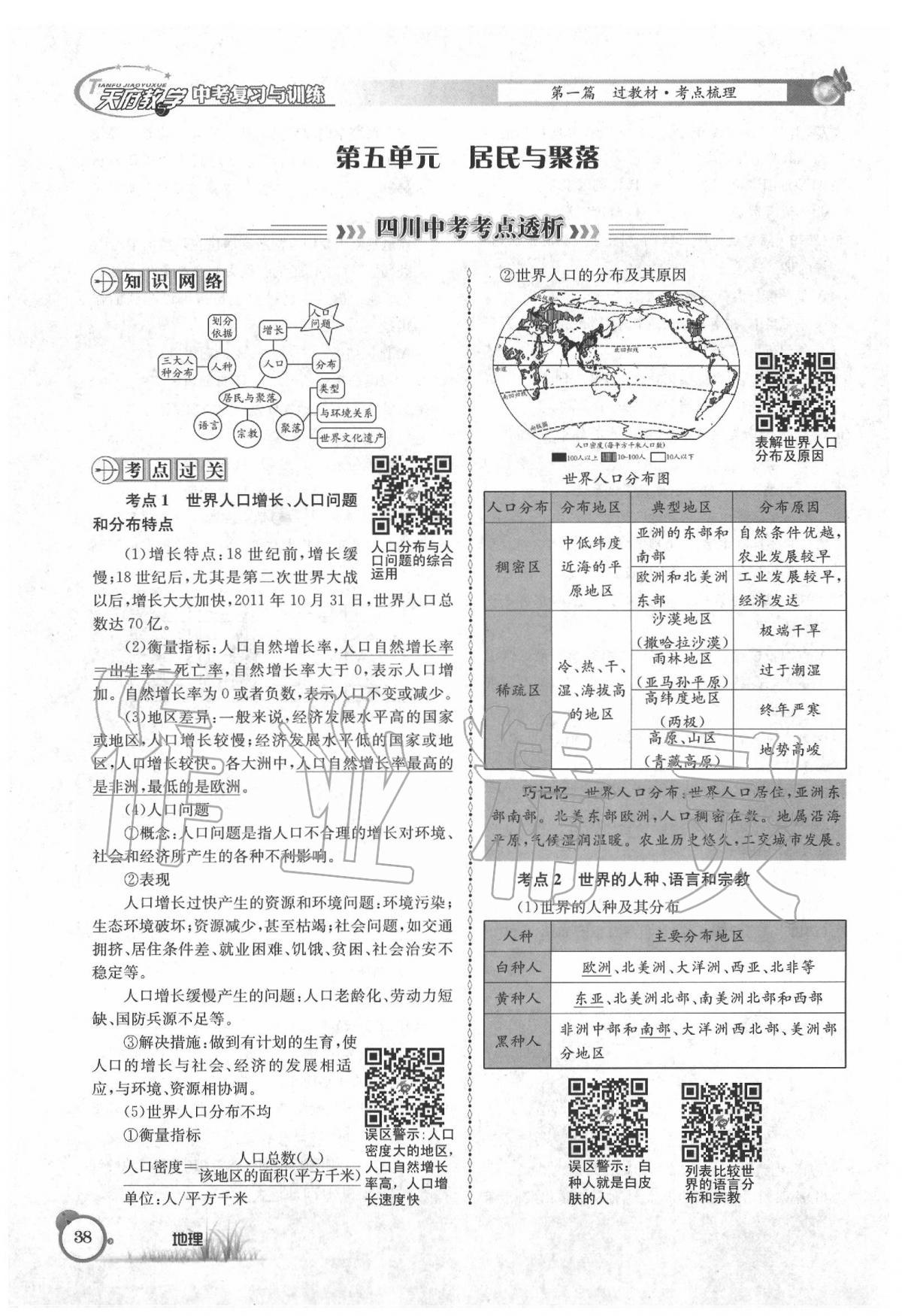 2020年天府教與學(xué)中考復(fù)習(xí)與訓(xùn)練地理 第42頁(yè)