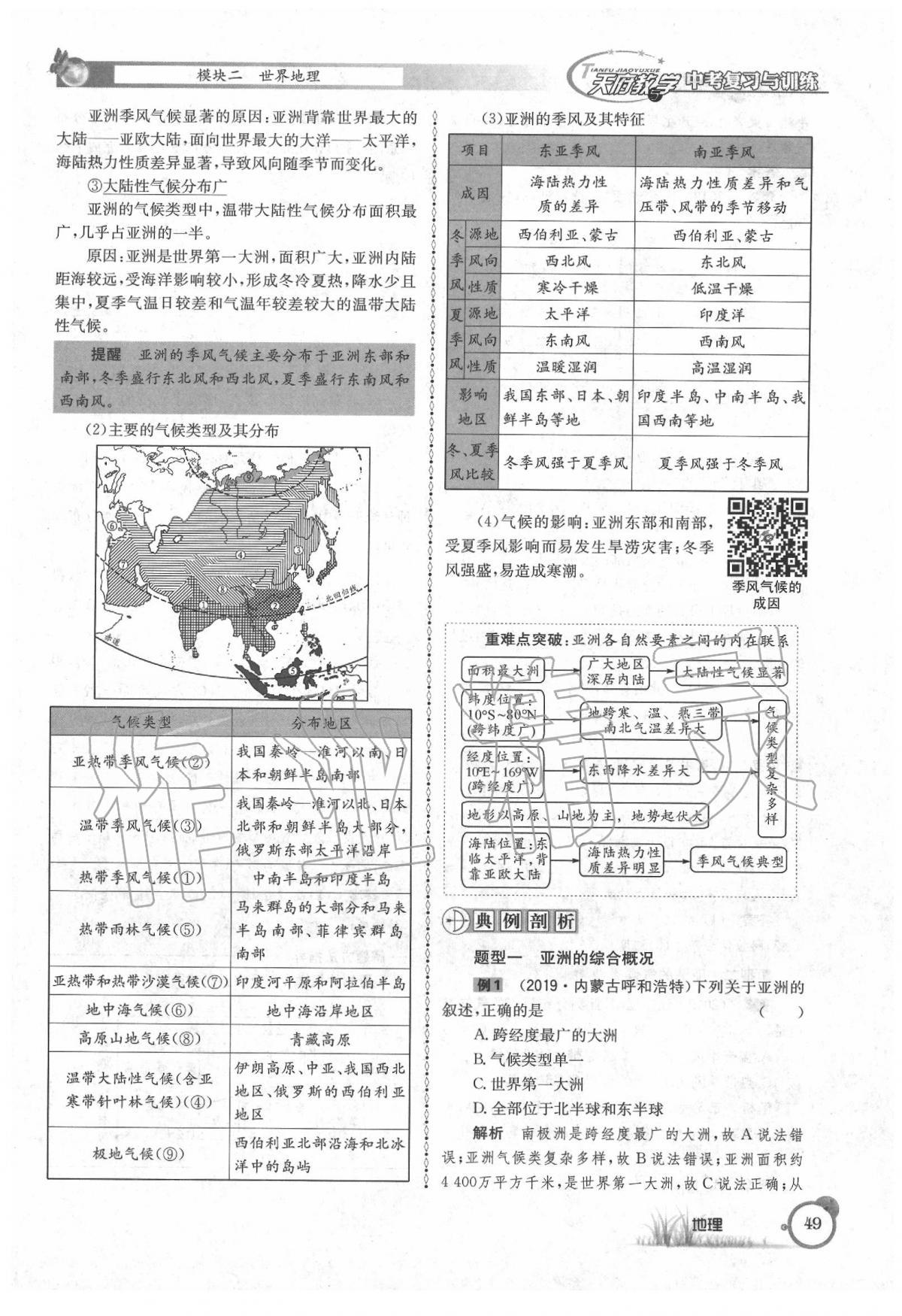 2020年天府教與學(xué)中考復(fù)習(xí)與訓(xùn)練地理 第53頁