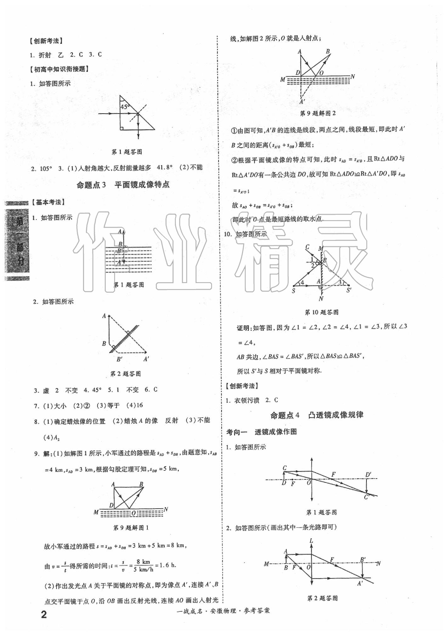 2020年一战成名考前新方案物理安徽专版 第2页