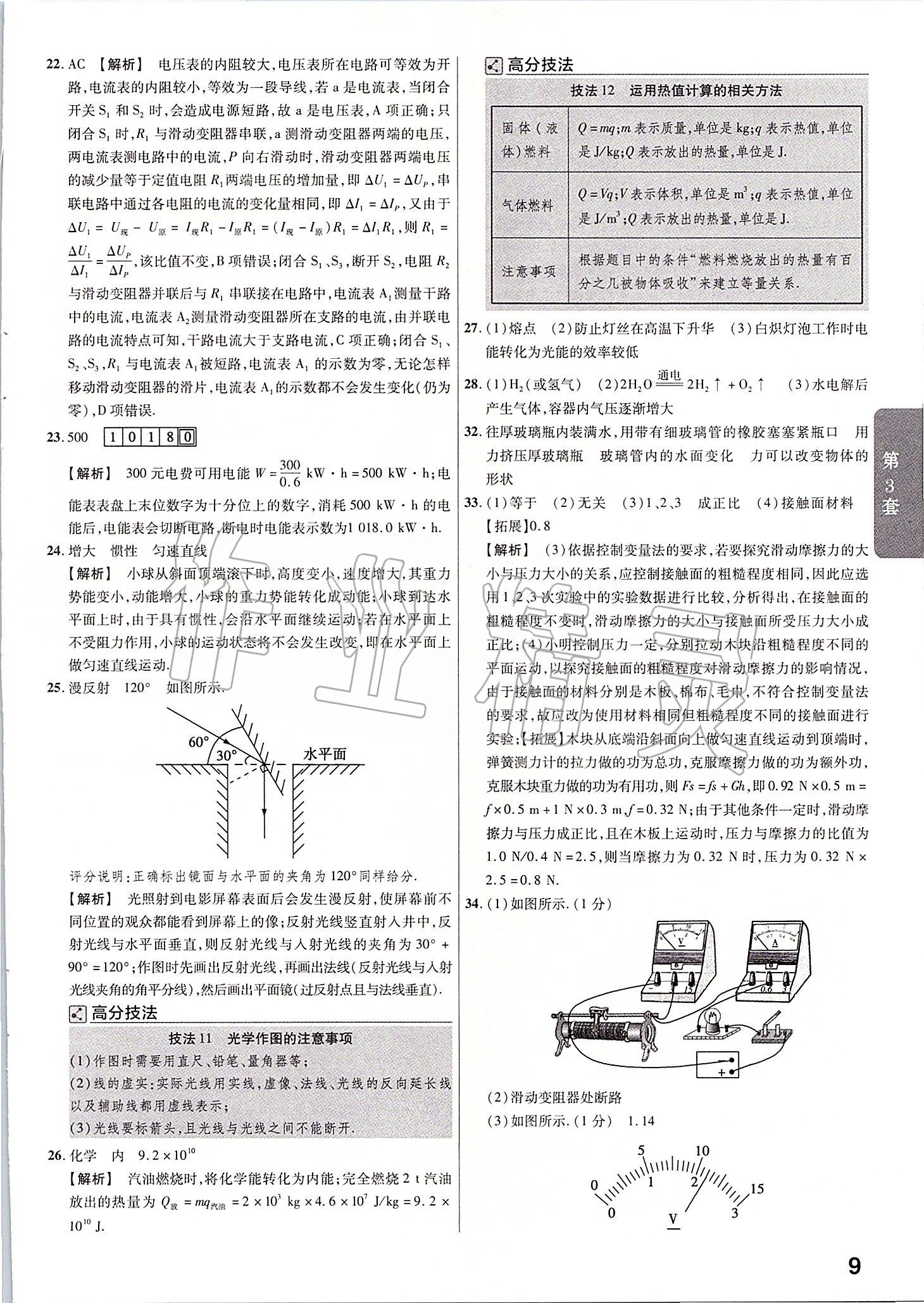 2020年金考卷河北中考45套匯編物理 第9頁(yè)