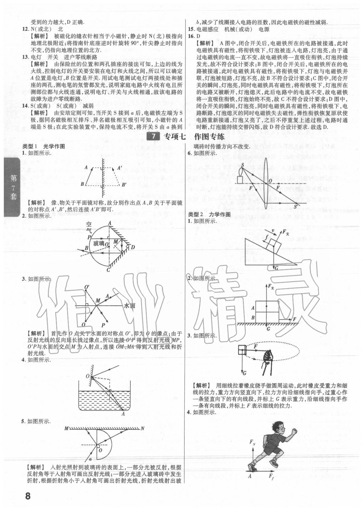 2020年金考卷湖北中考45套匯編物理 第8頁