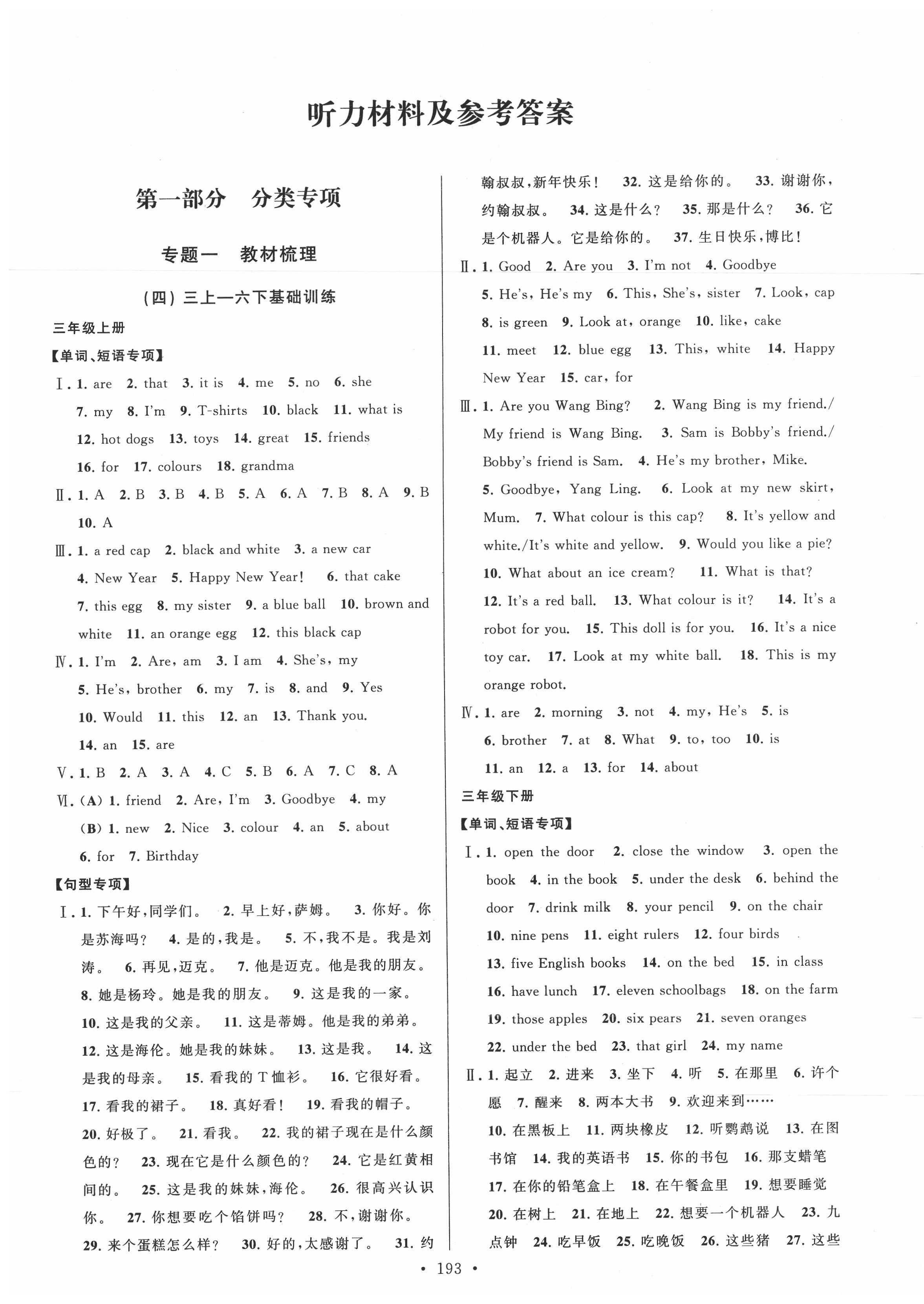 2020年自主创新作业小学毕业总复习一本通英语译林版徐州专版 第1页