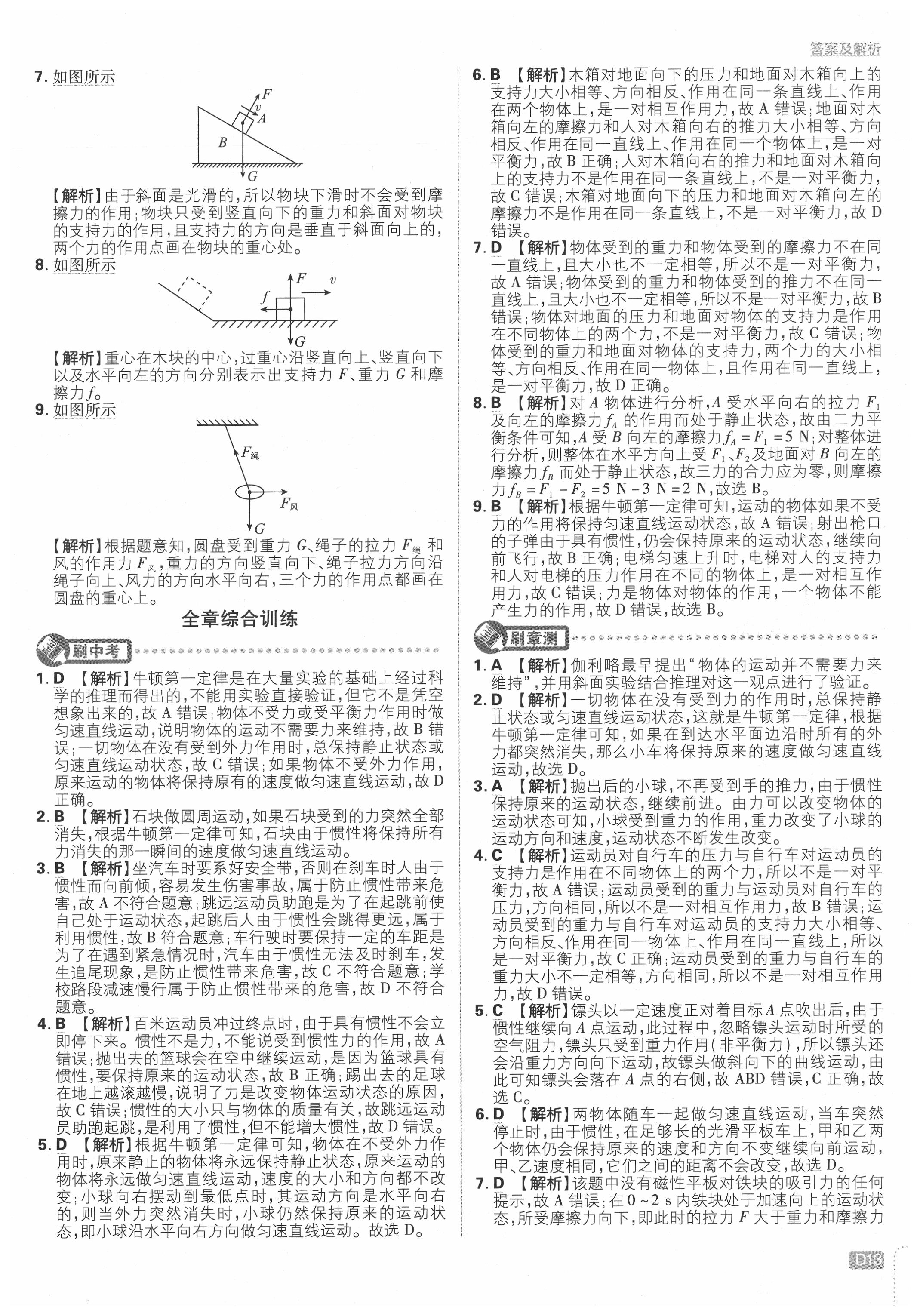 2020年初中必刷題八年級物理下冊教科版 第13頁