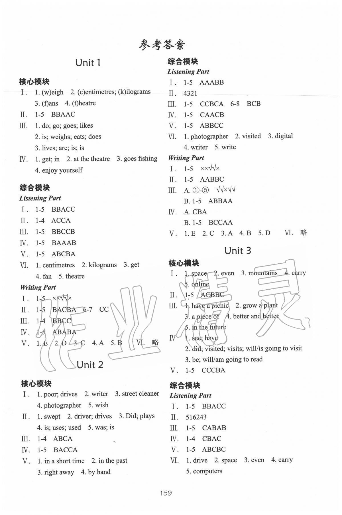 2020年課堂在線六年級英語下冊滬教版 第1頁