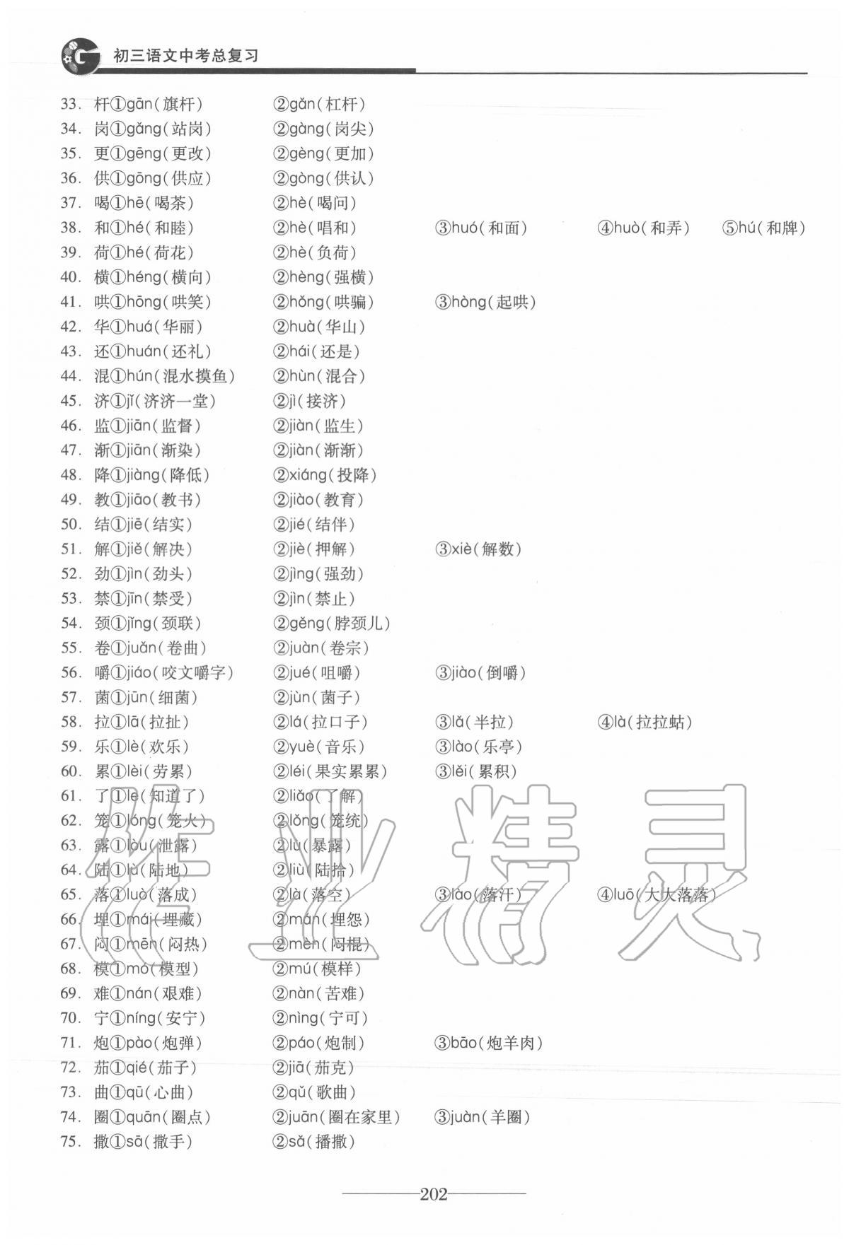 2020年初三語文中考總復(fù)習(xí) 第4頁