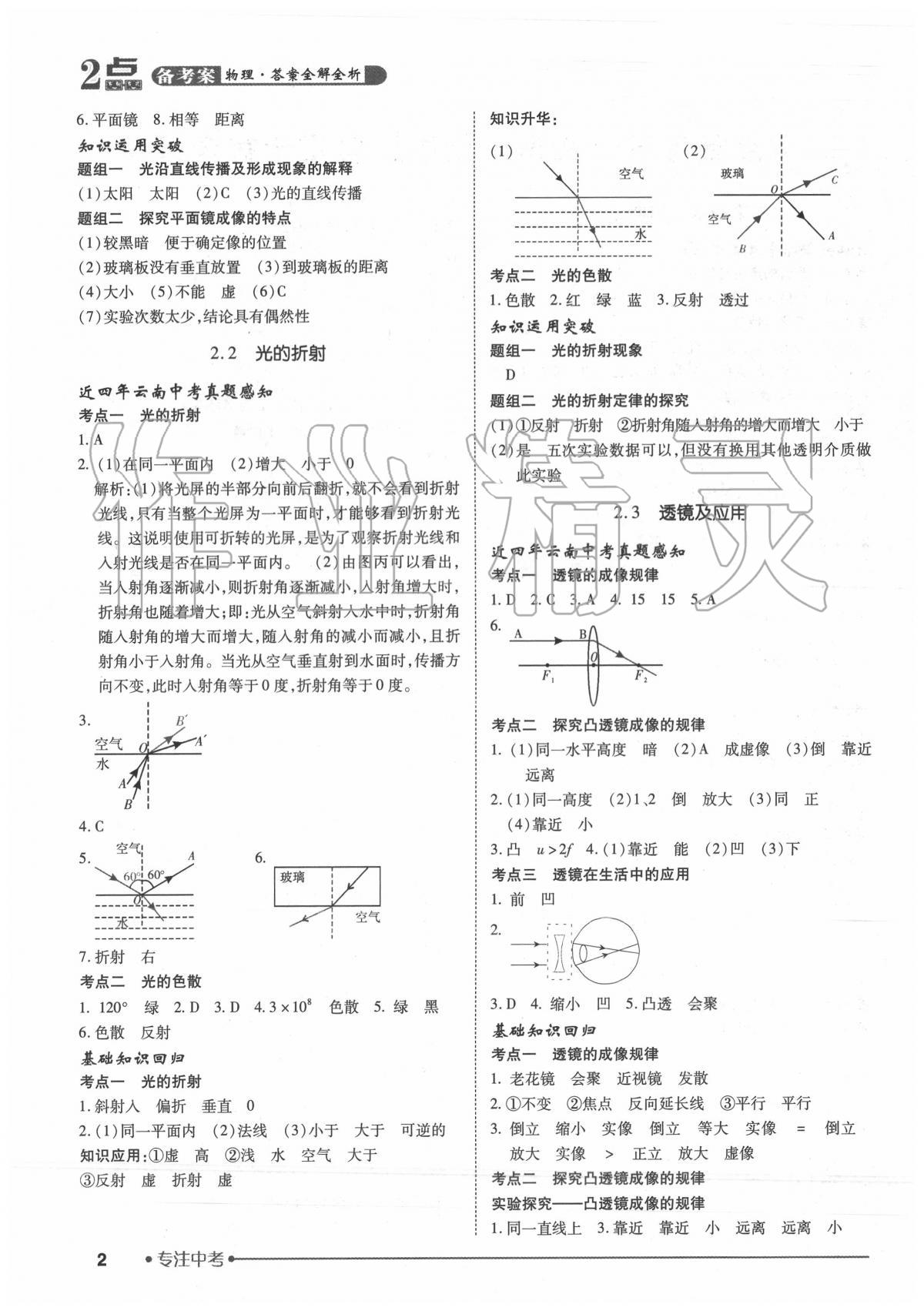 2020年2點備考案初中學(xué)業(yè)水平總復(fù)習(xí)物理 第2頁