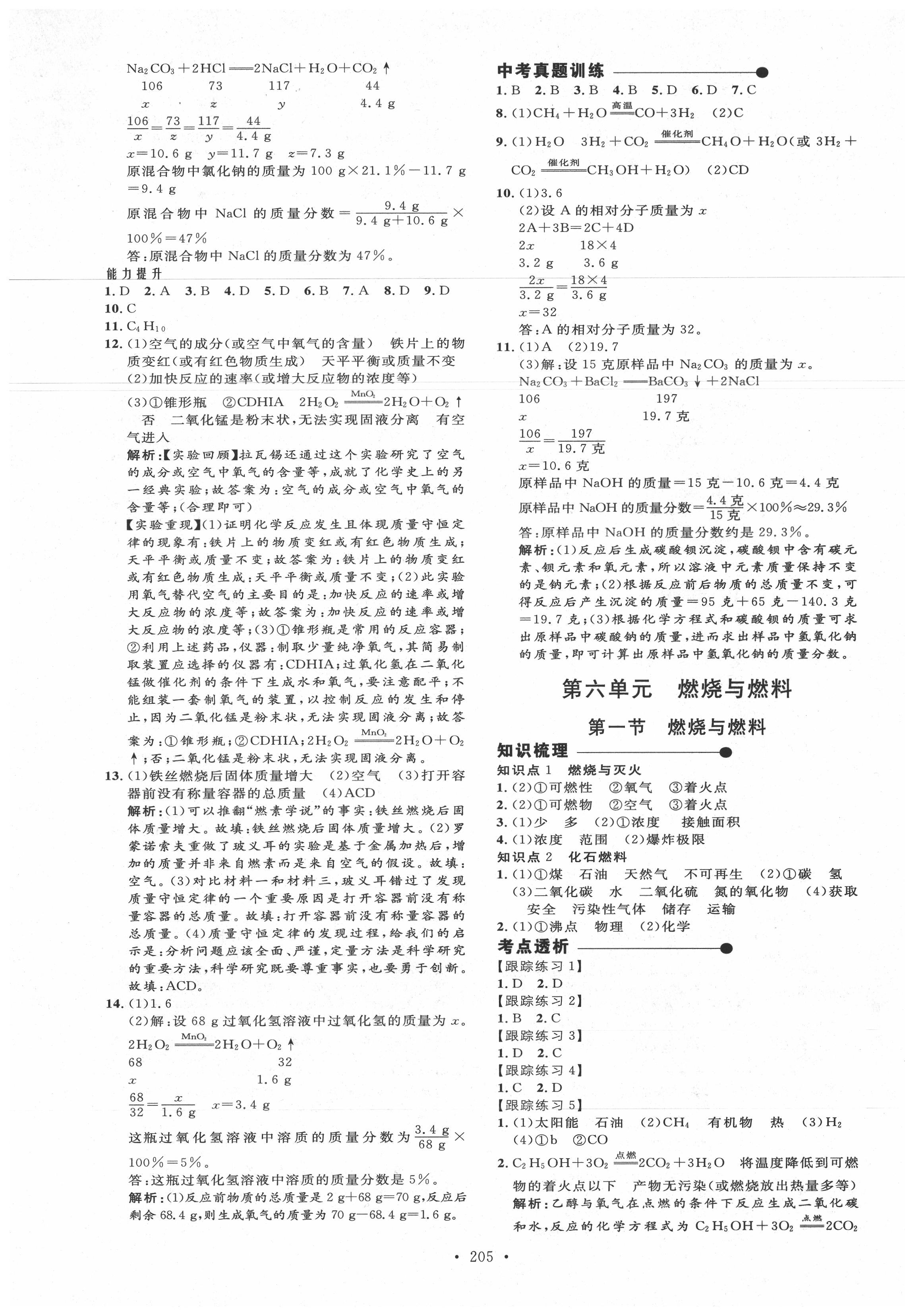 2020年天梯中考全程總復(fù)習(xí)化學(xué)魯教版五四制 第5頁(yè)