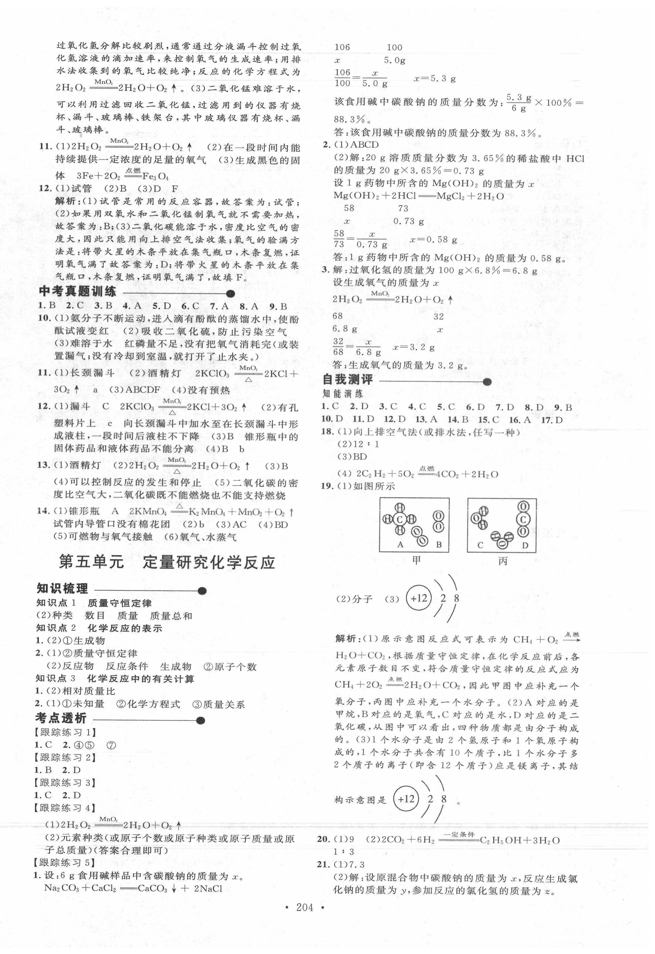 2020年天梯中考全程總復(fù)習(xí)化學(xué)魯教版五四制 第4頁(yè)