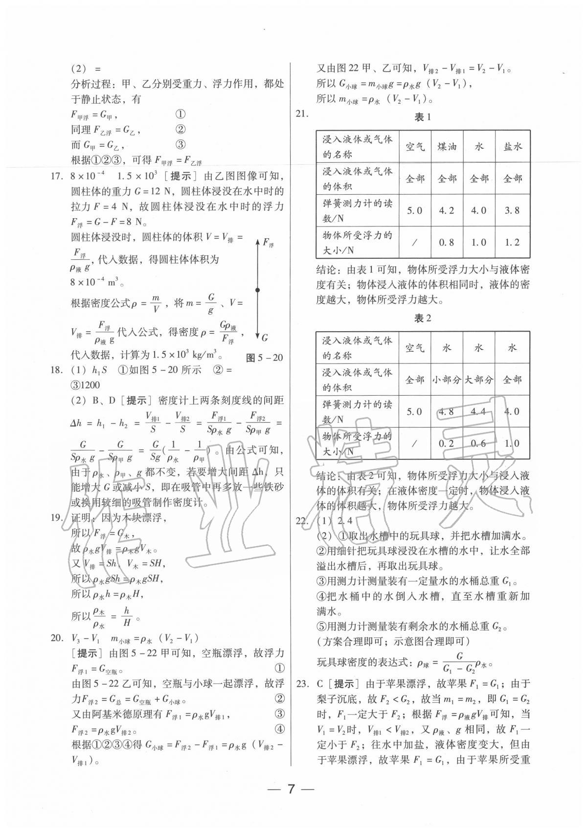2020年新編中考物理專題復(fù)習(xí)能力提升 第9頁