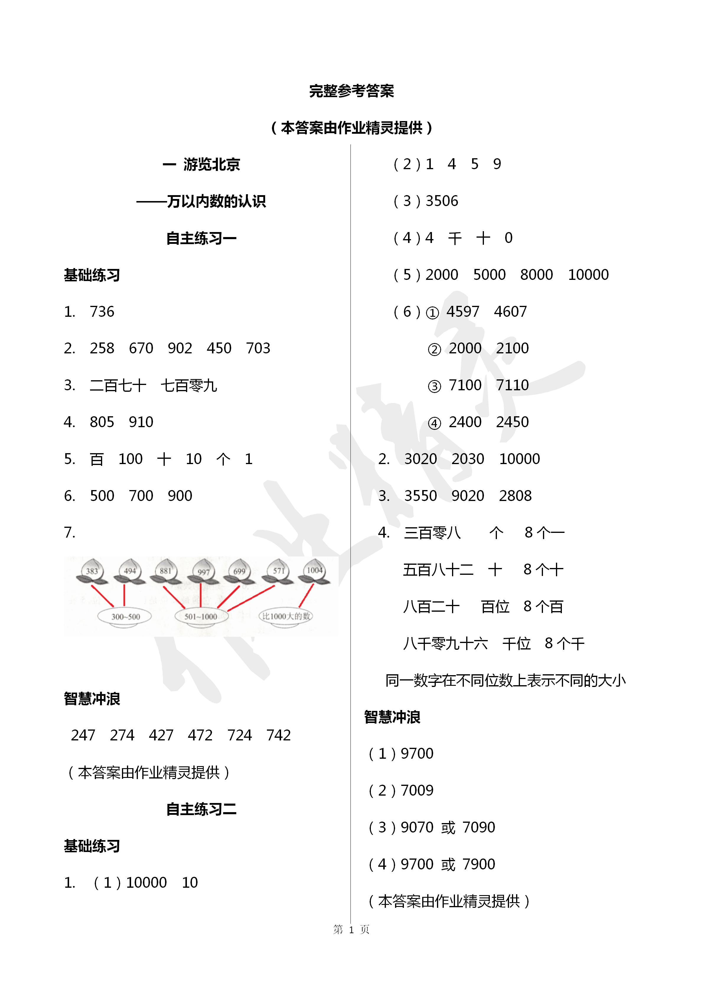 2020年學(xué)習(xí)園地山東科學(xué)技術(shù)出版社二年級(jí)數(shù)學(xué)下冊(cè)青島版五四制 第1頁(yè)