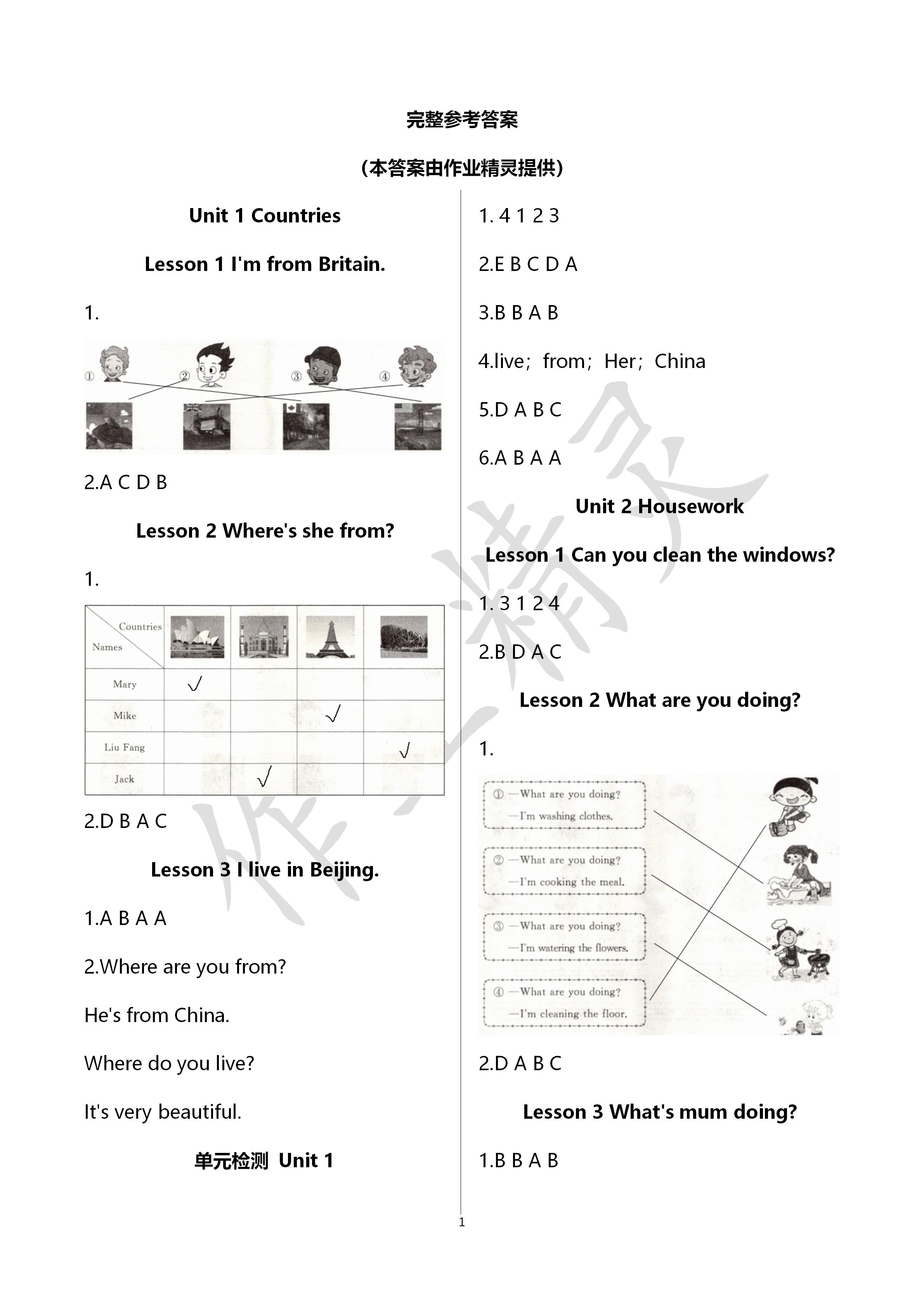 2020年學(xué)習(xí)園地四年級(jí)英語下冊(cè)魯科版山東科學(xué)技術(shù)出版社 第1頁