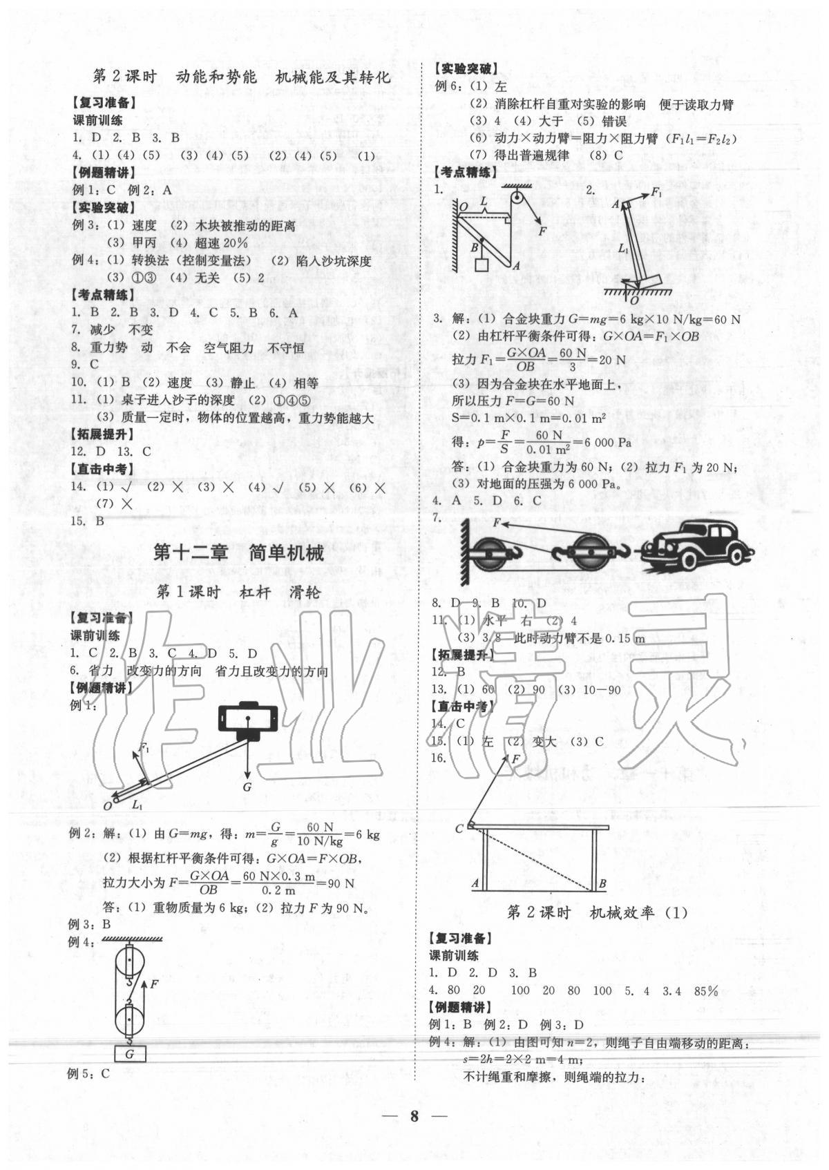 2020年直擊中考物理深圳專版 第8頁