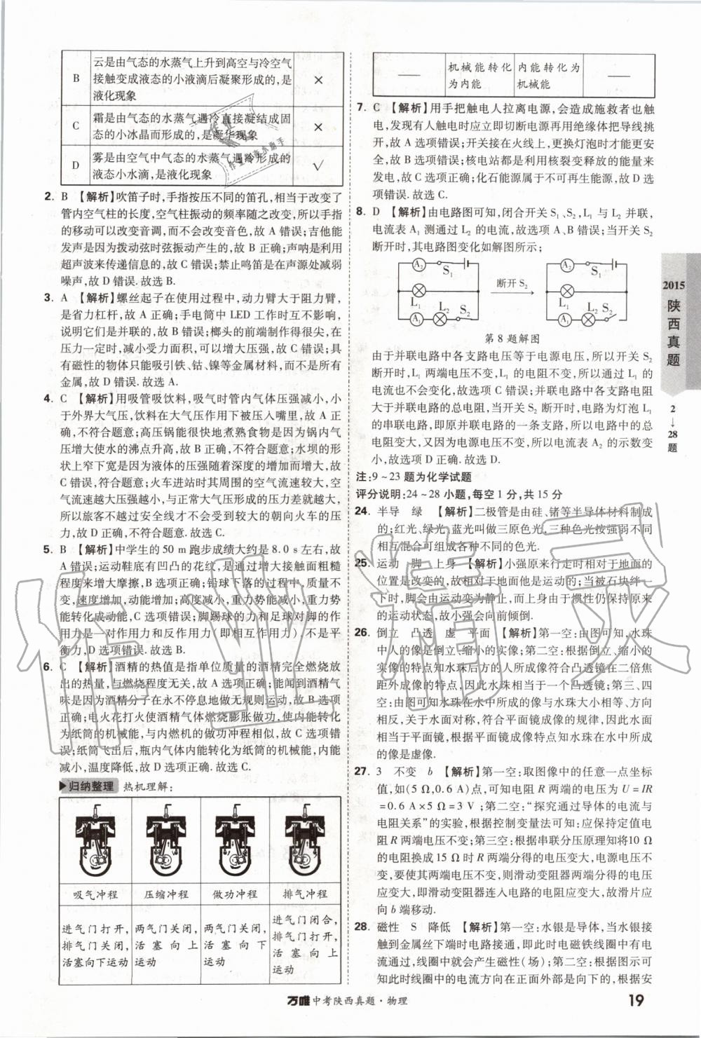 2020年萬(wàn)唯中考陜西真題物理 第19頁(yè)