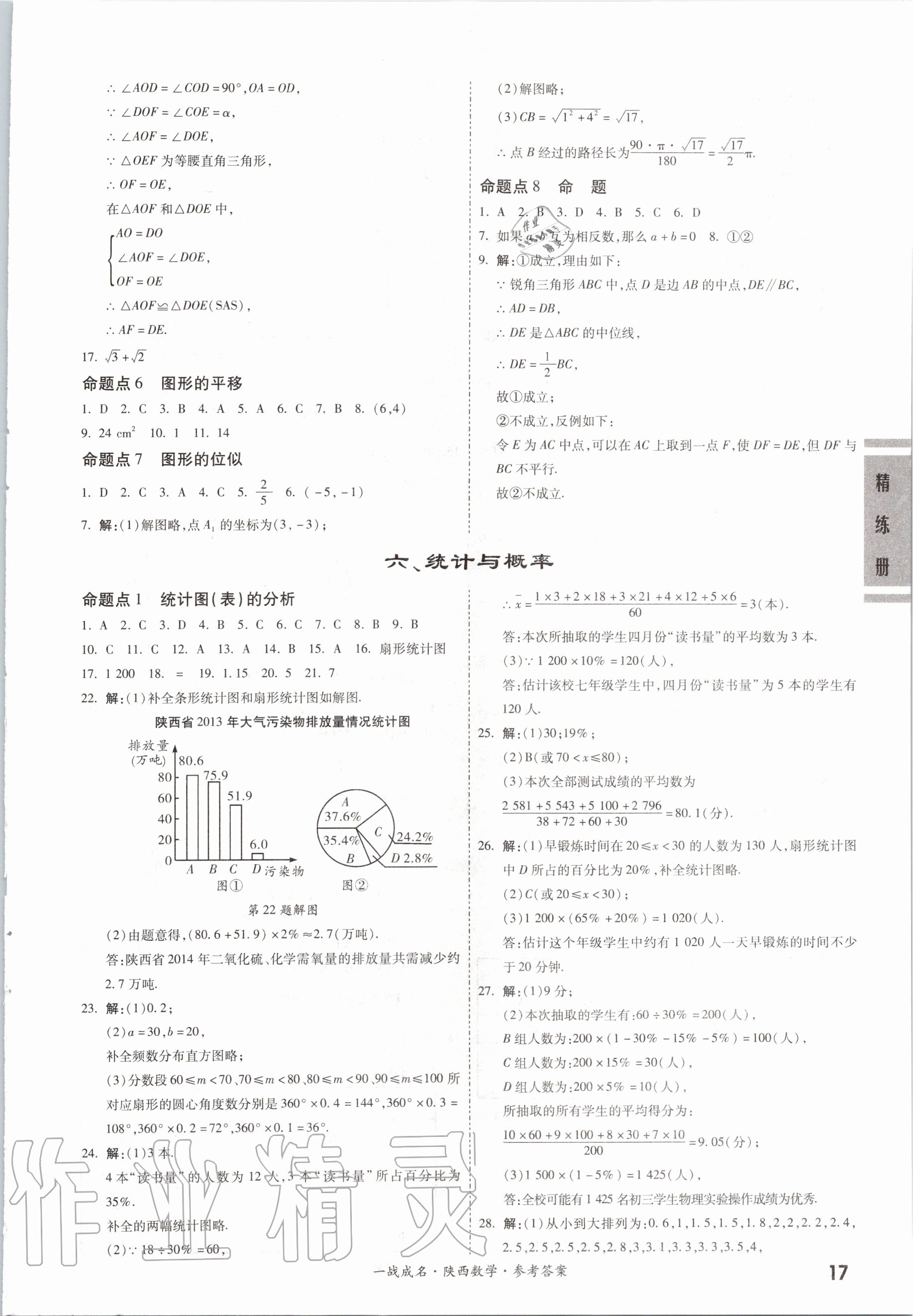 2020年一戰(zhàn)成名考前新方案數學陜西專版 第17頁